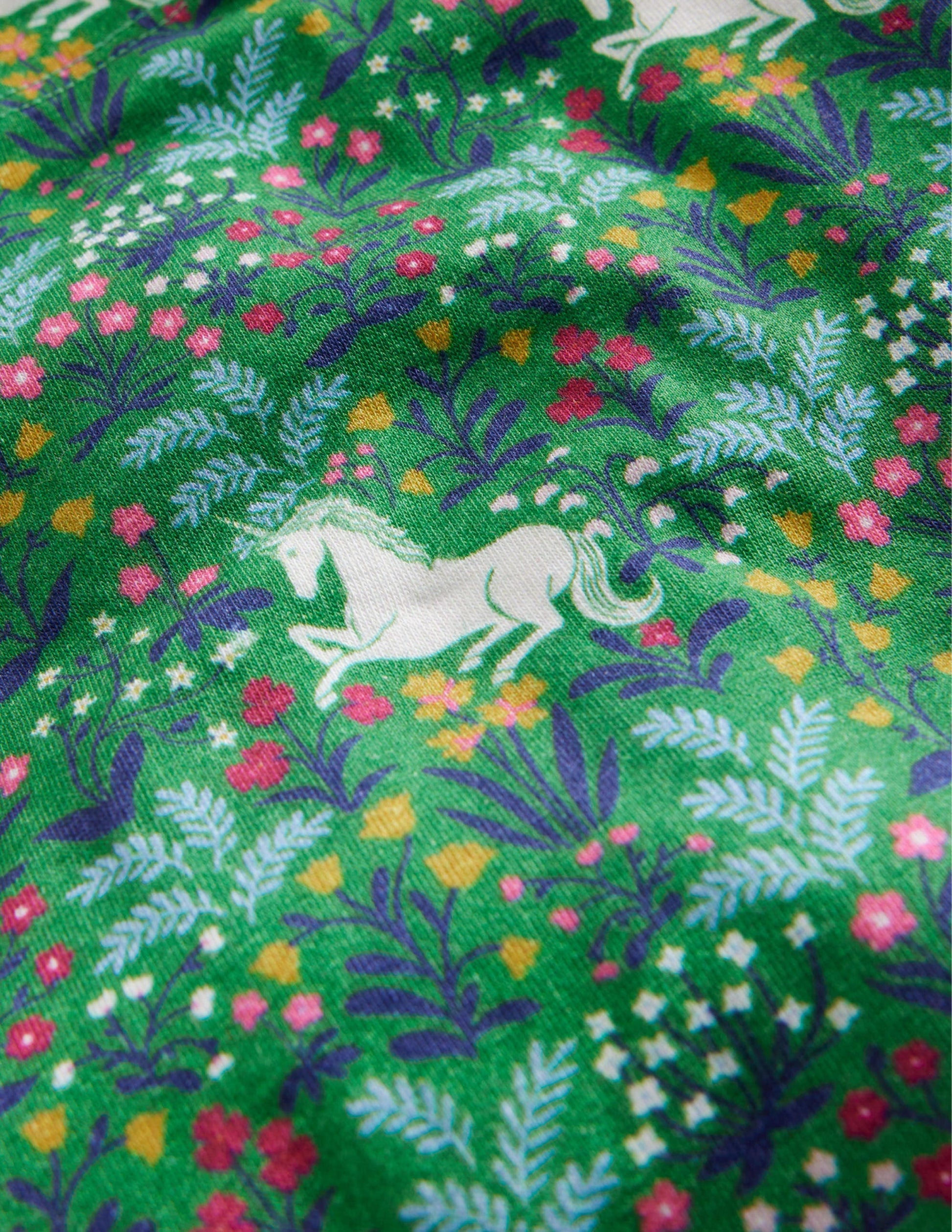 Legging fun-Licornes vert profond-3