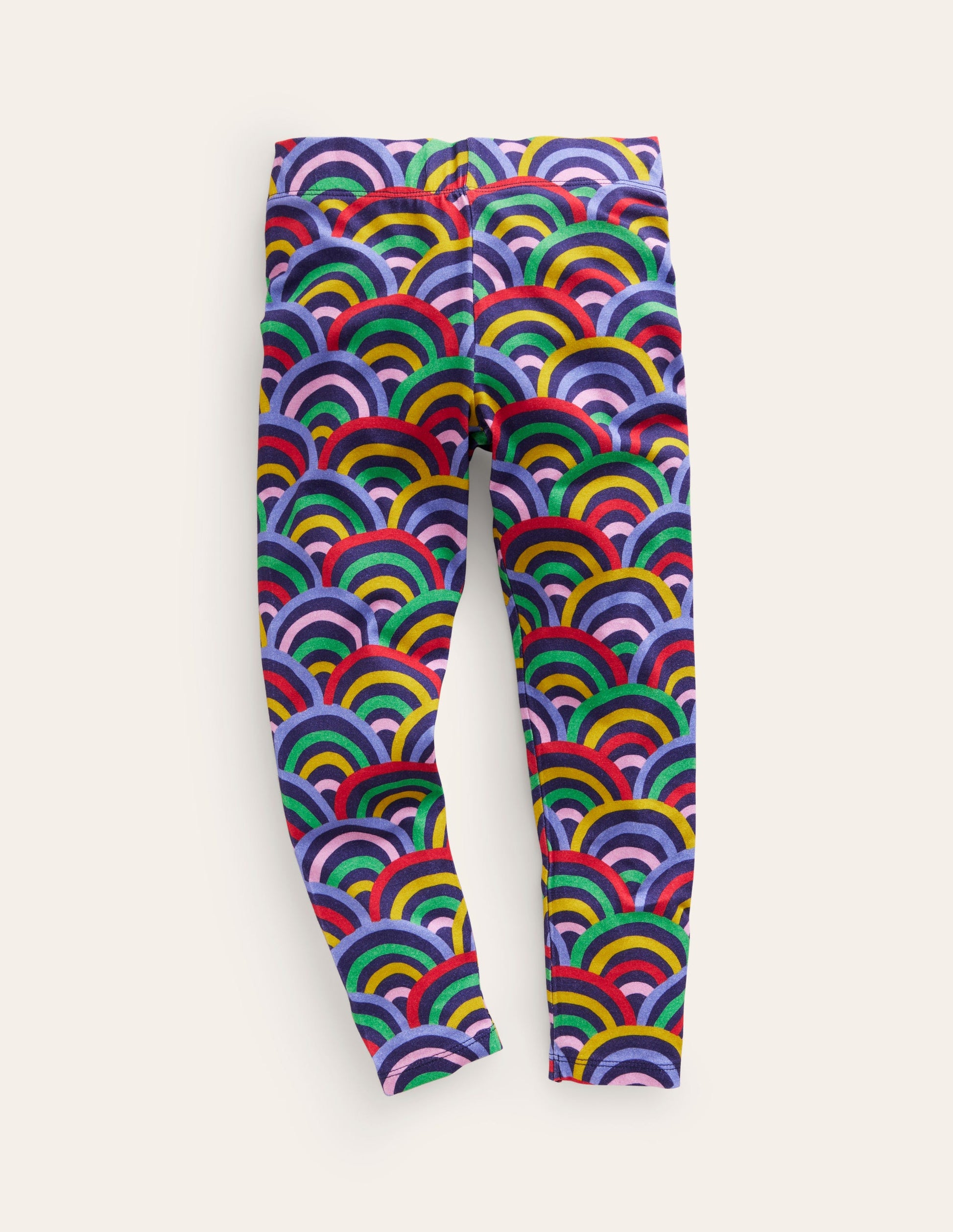 Legging fun-Arc-en-ciel multi bleu marine-1