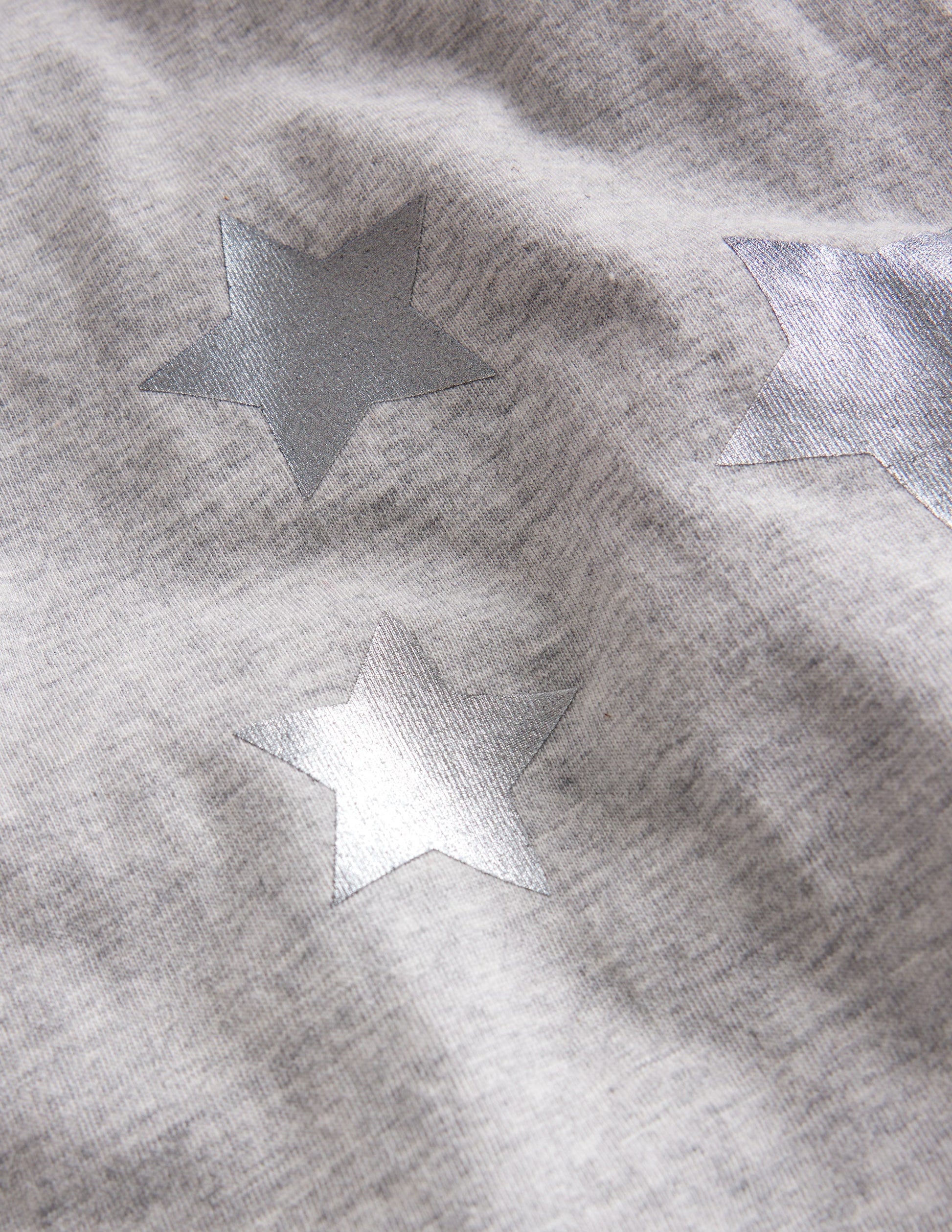 T-shirt colourblock à manches raglan-Étoiles Gris Chiné-3