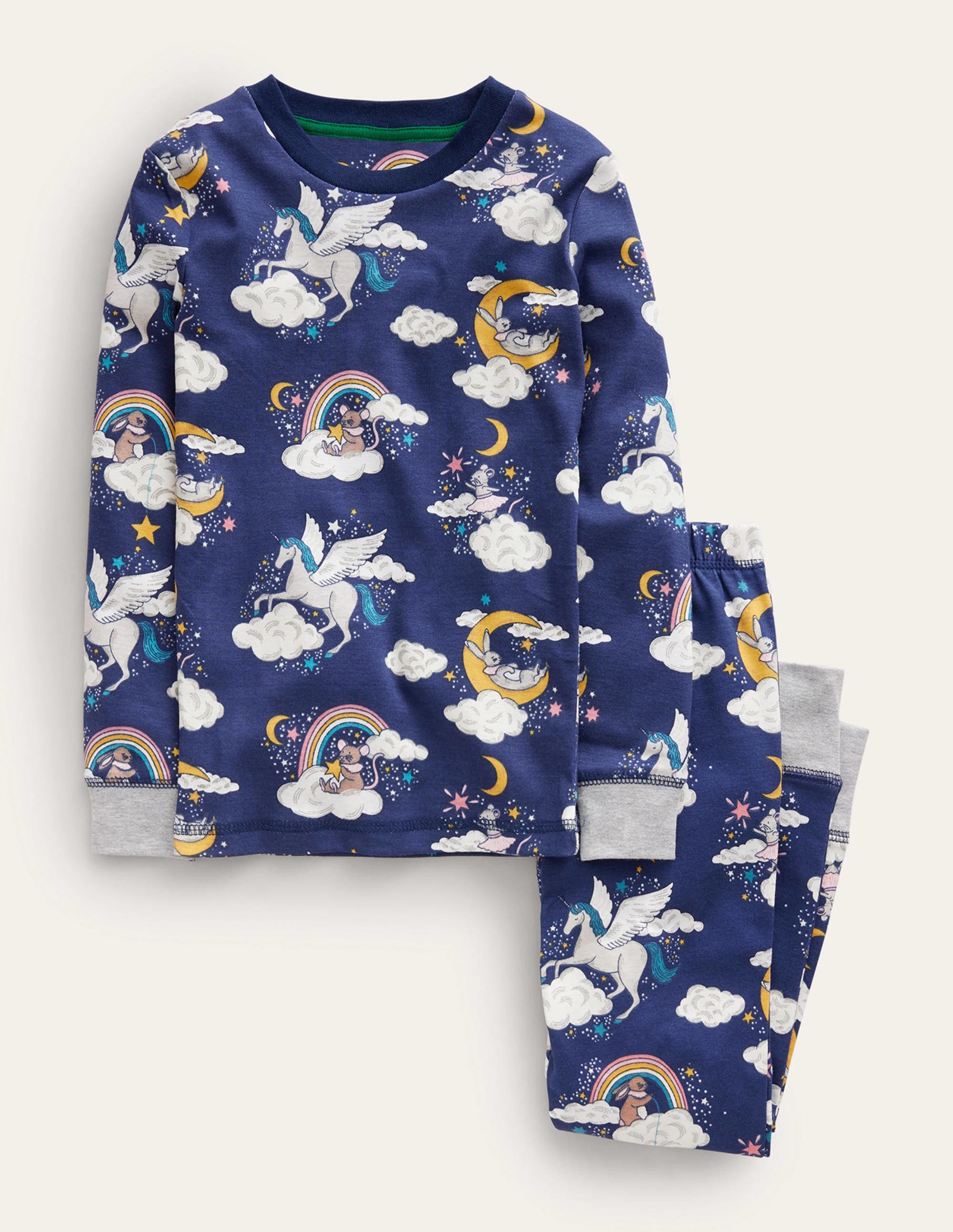 Eng anliegender, im Dunkeln leuchtender Pyjama-Schuluniform-Marineblau Magischer Himmel - Image 1