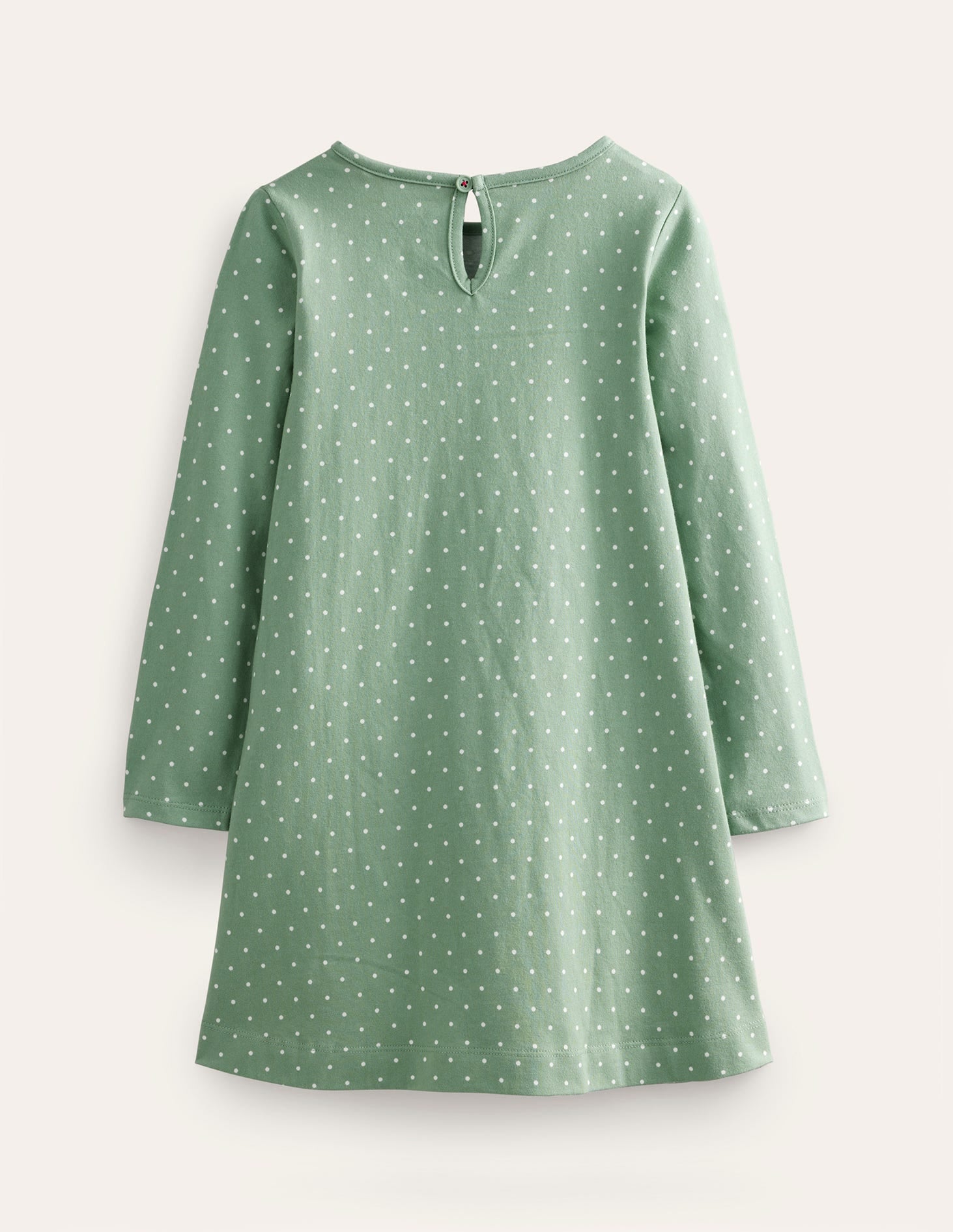 Kleid mit großer Applikation-Rauchgrün Fee - Image 2