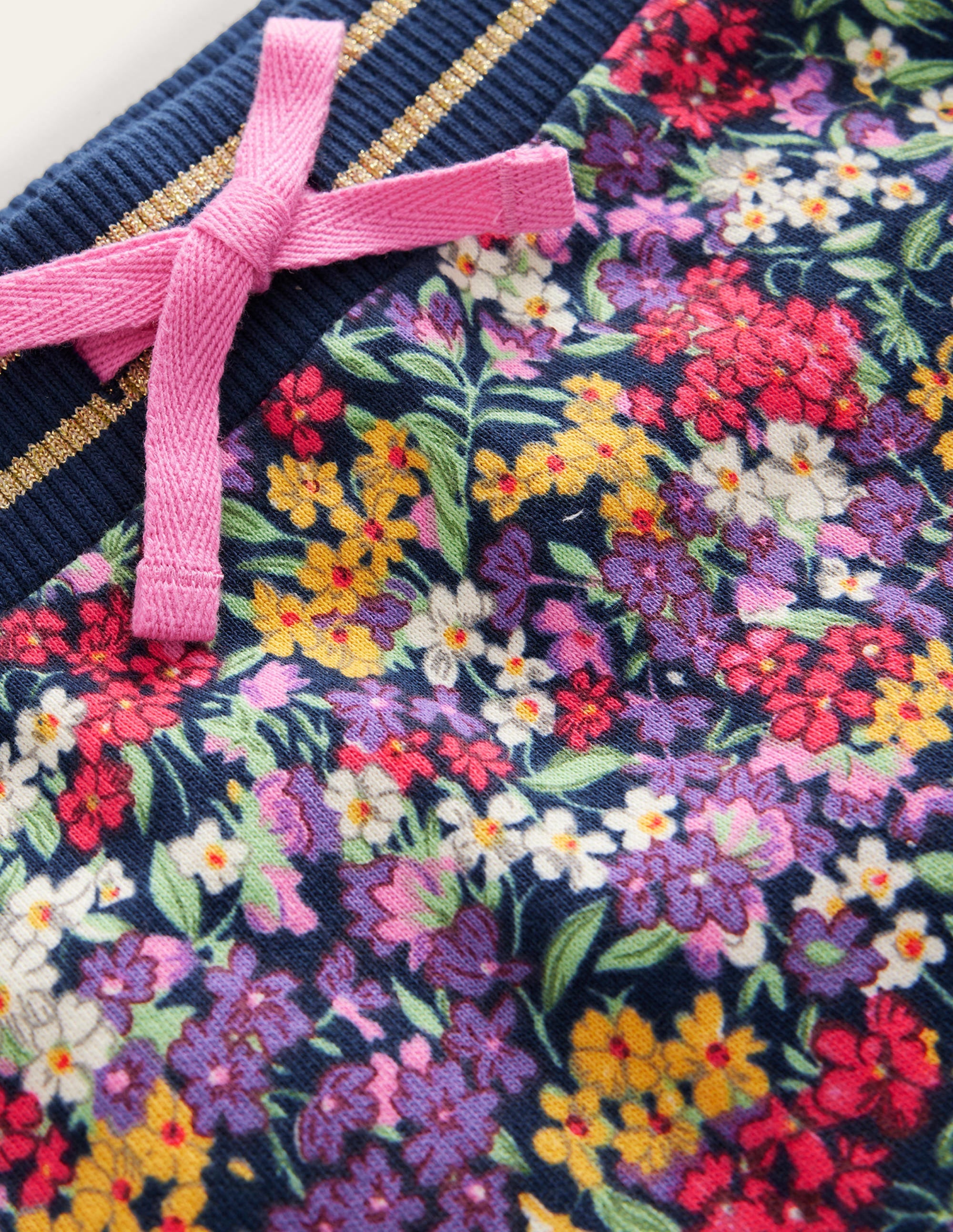 Bedruckter Sweatshirt-Rock-Bunte Blumen - Image 3