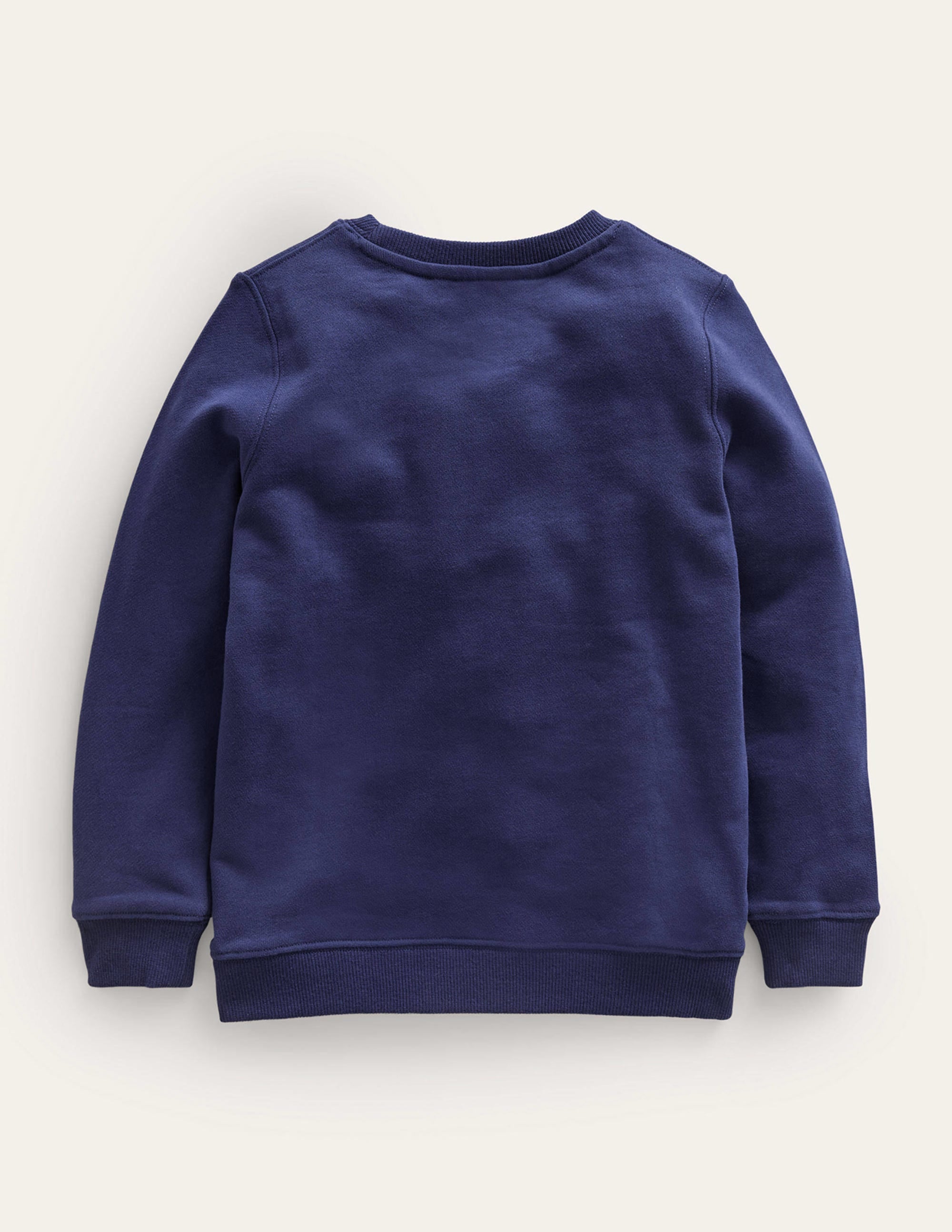 Sweat à appliqué-Bleu marine universitaire - Image 2