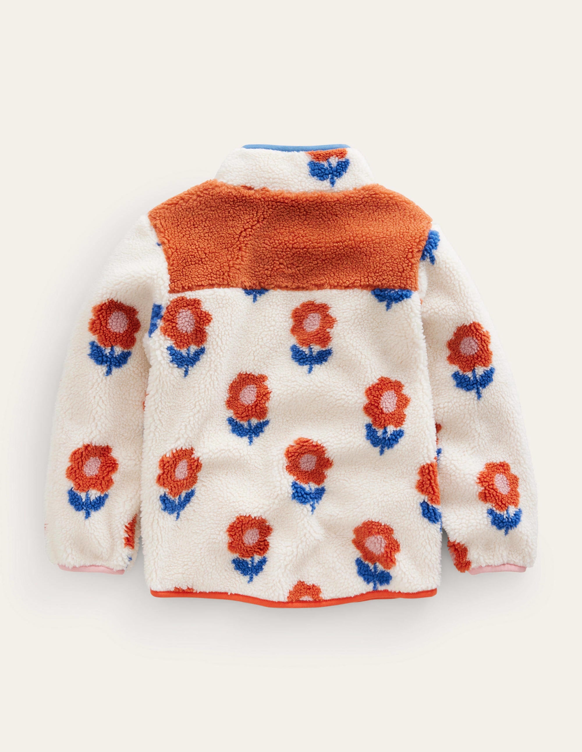 Polaire zippée & imprimée-Fleur avoine - Image 2