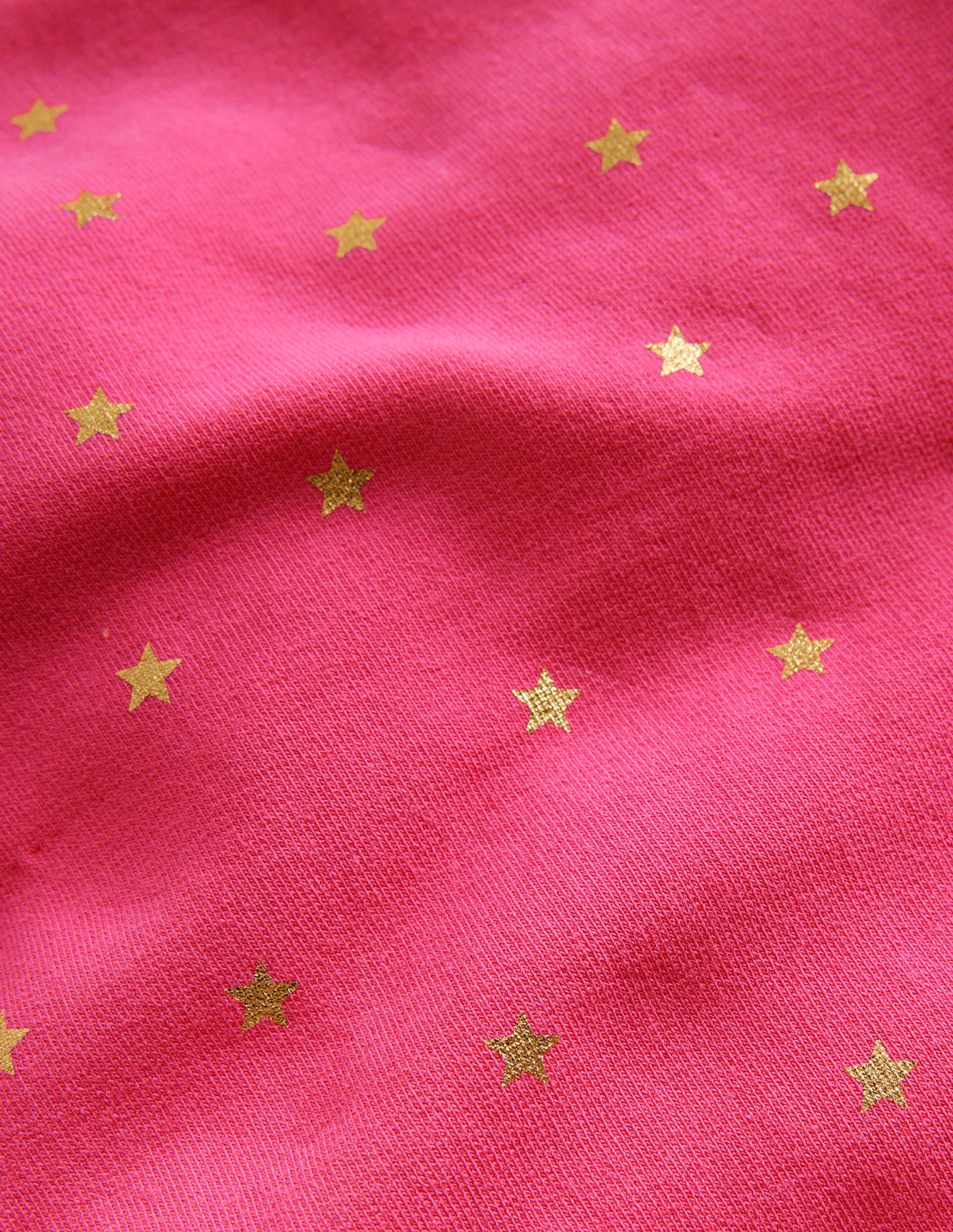 Legging fun et cosy-Étoiles métallisées rose moyen-3