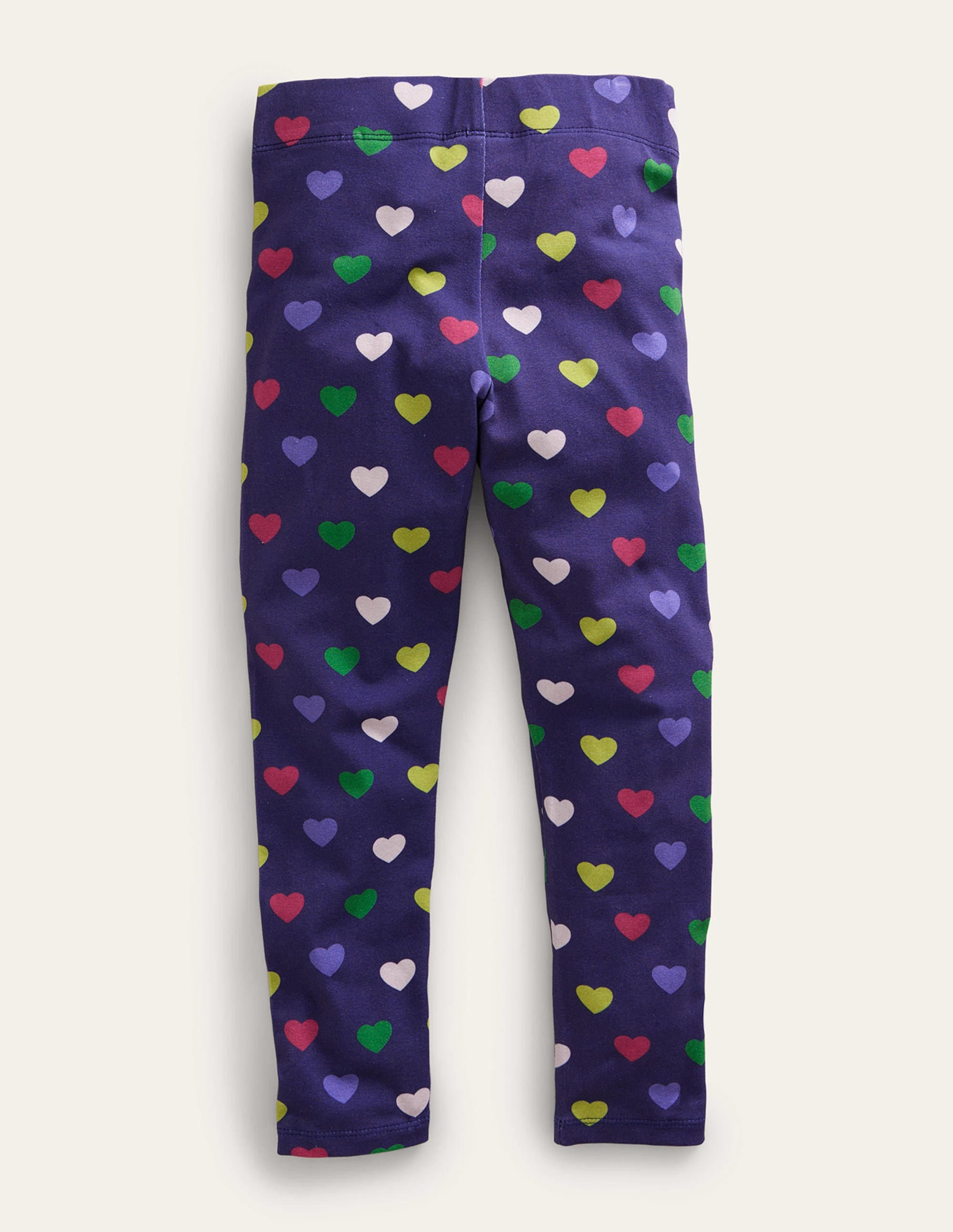 Legging fun et cosy-Cœurs bleu marine universitaire - Image 2