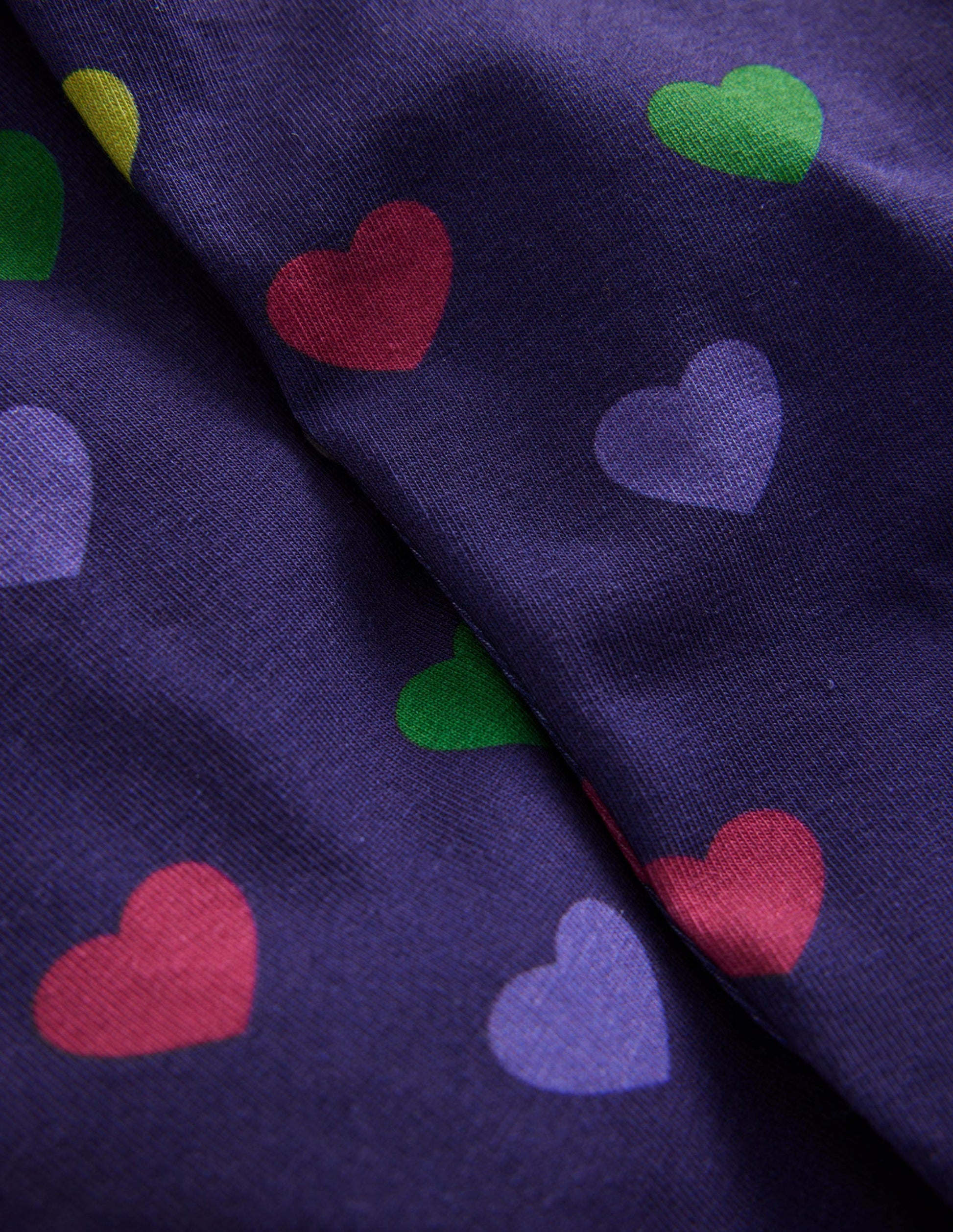 Legging fun et cosy-Cœurs bleu marine universitaire-3