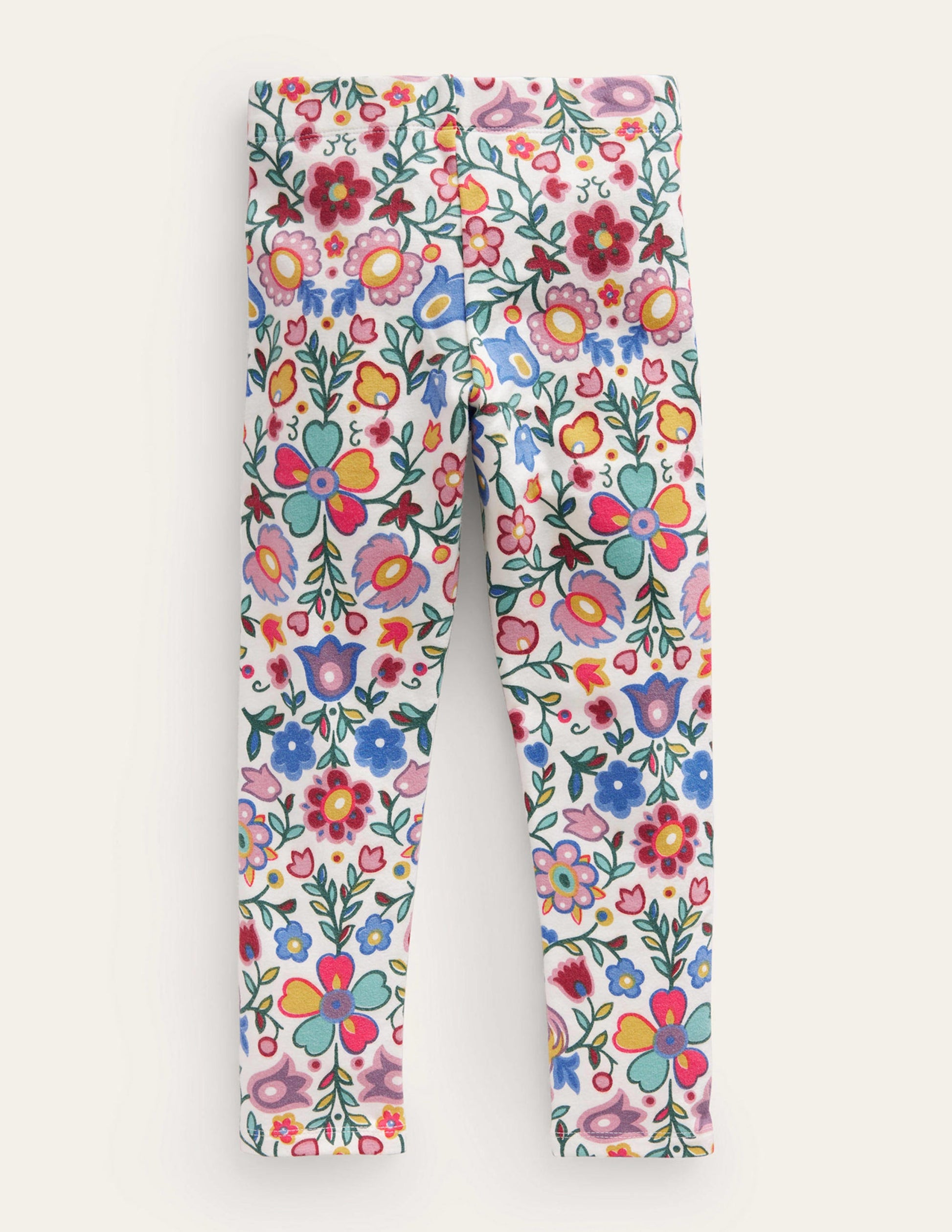 Lustige, bequeme Leggings-Bunt Geblümt-2