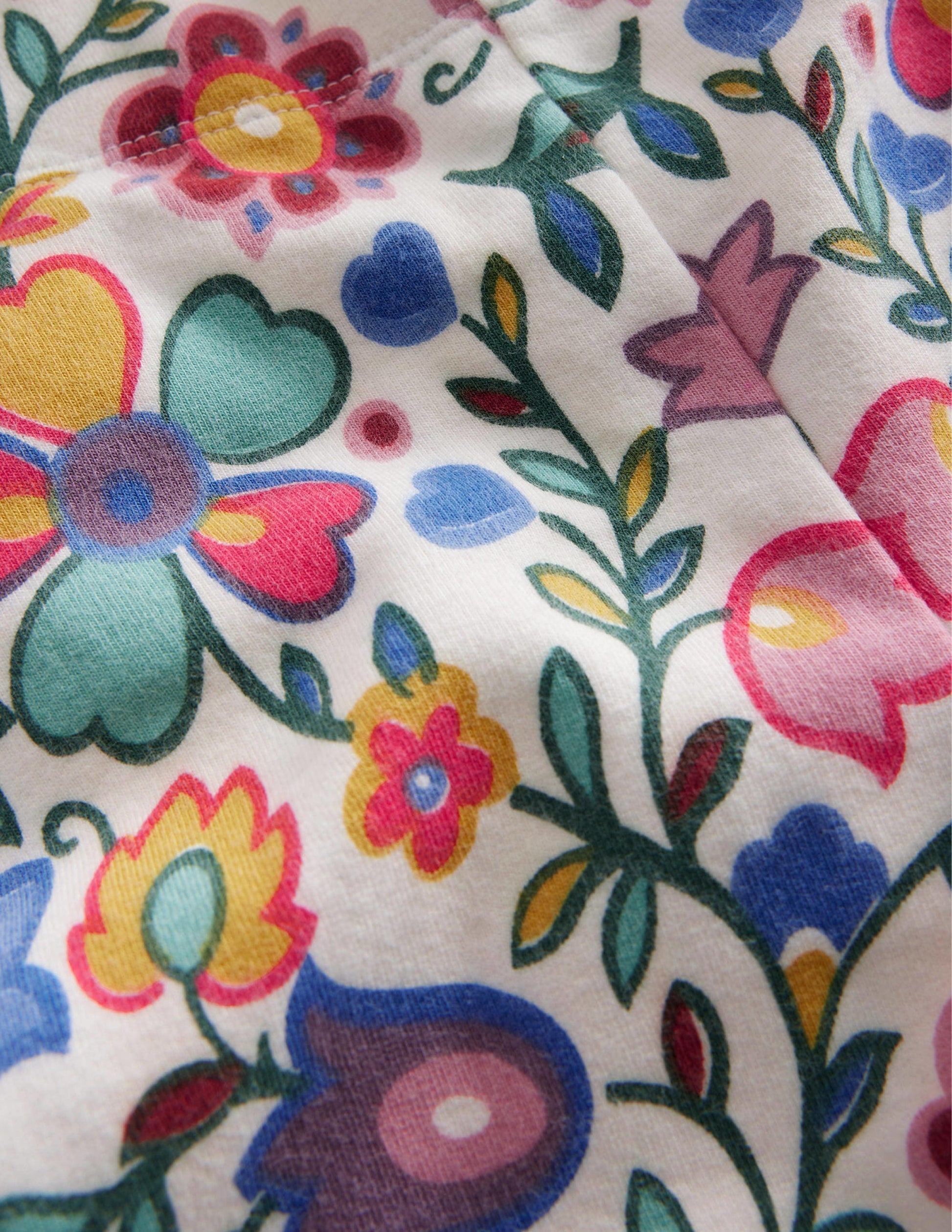 Lustige, bequeme Leggings-Bunt Geblümt-3