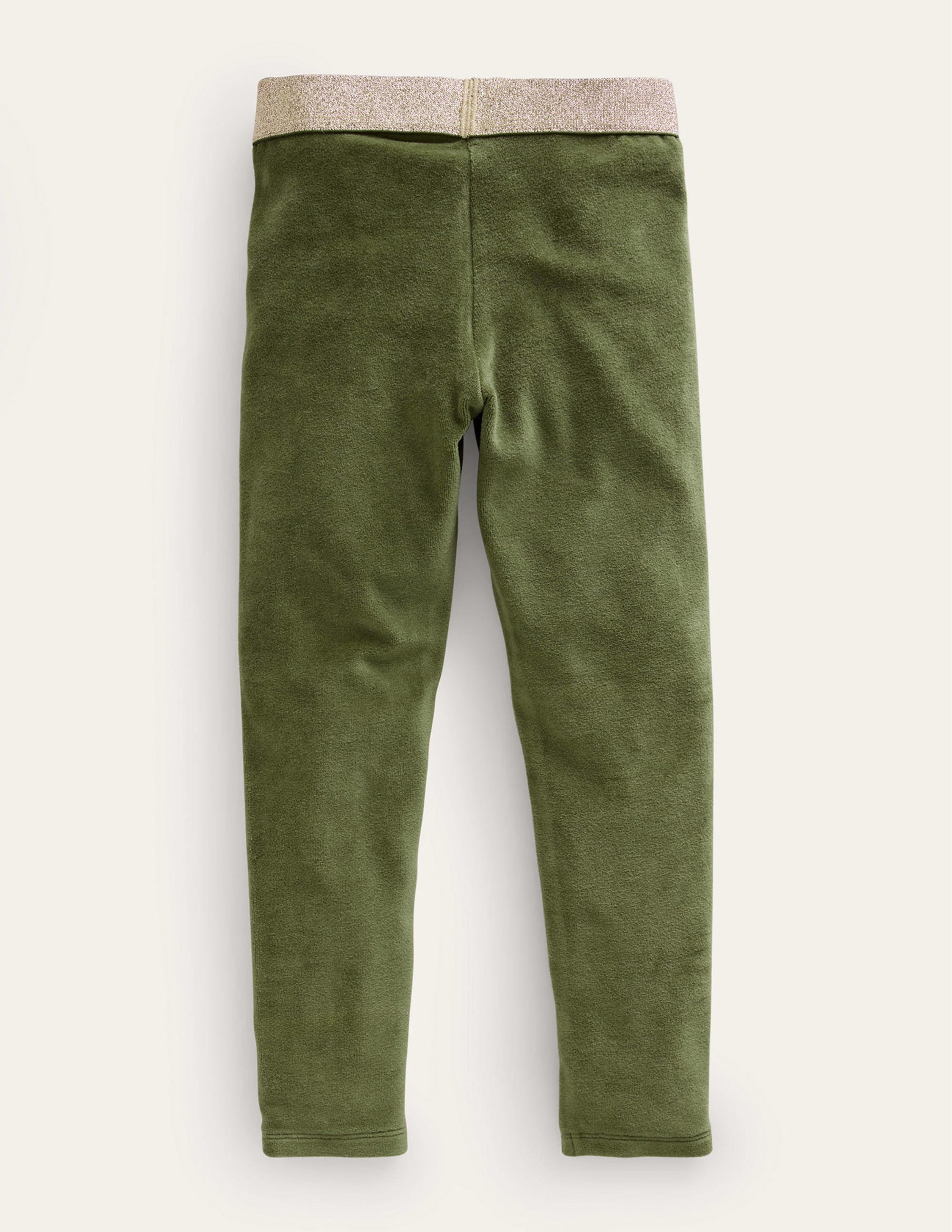 Legging en velours-Vert kaki - Image 2