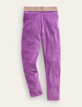 Legging en velours-Violet glycine