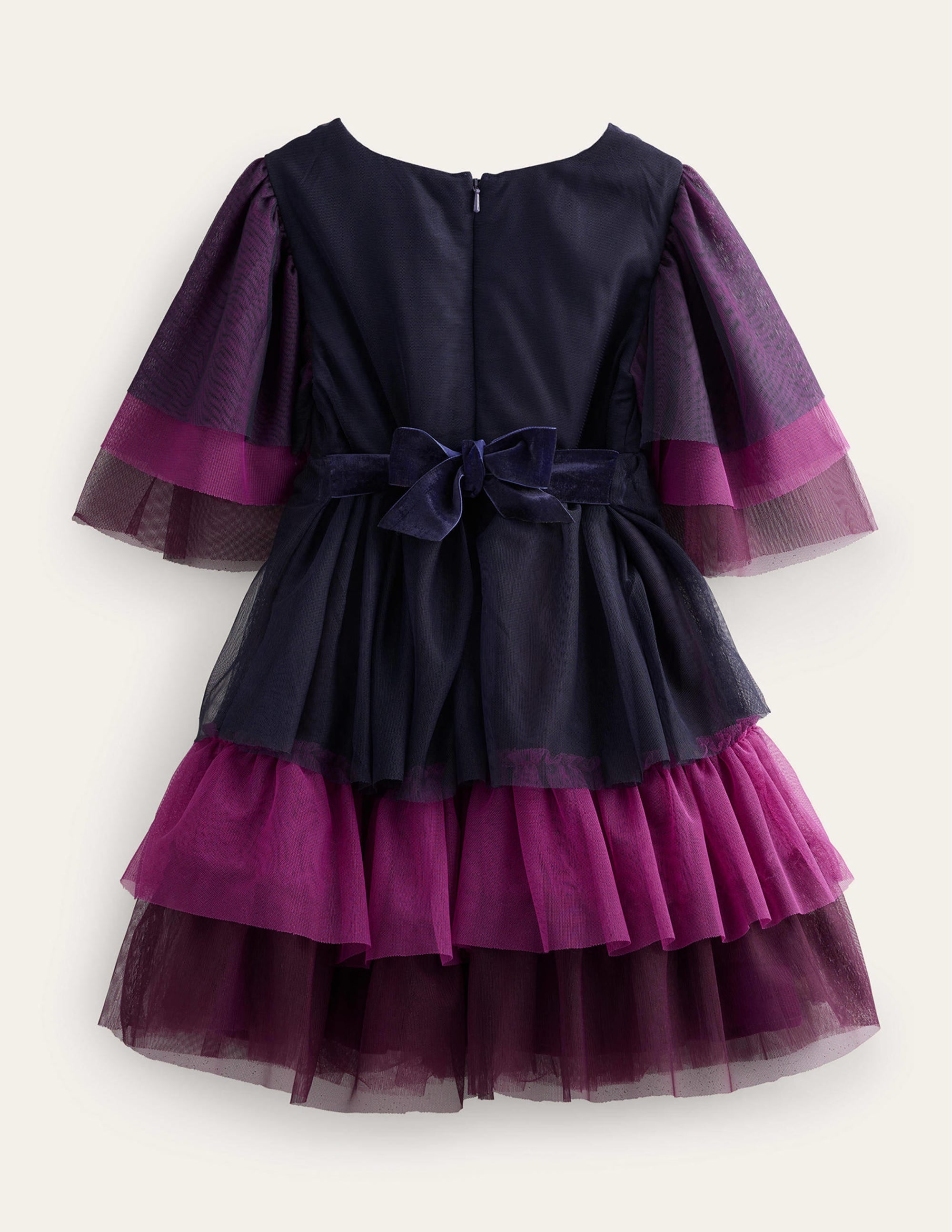 Robe d'Halloween en tulle-Violet chrysanthème - Image 2