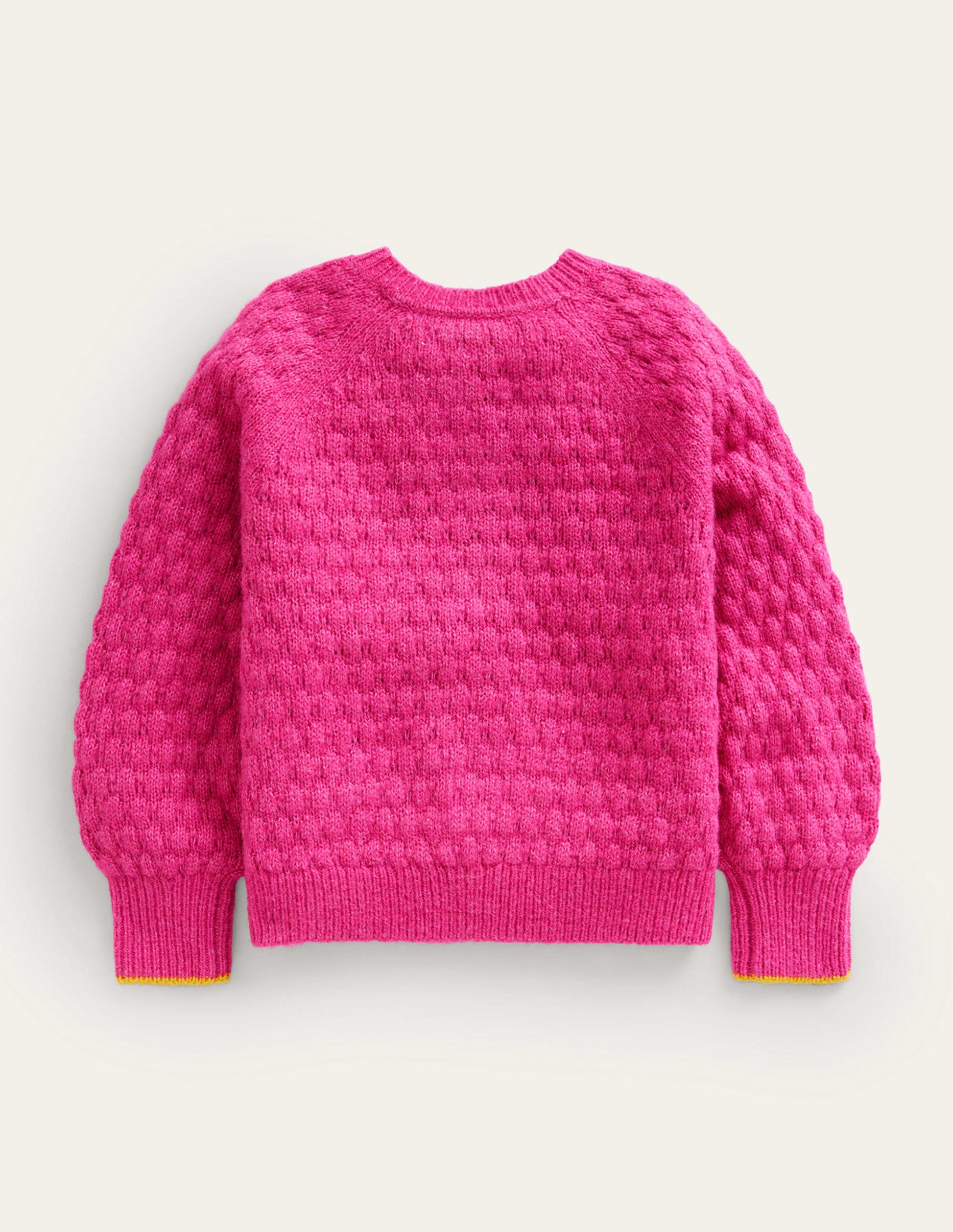 Cardigan en maille noisette-Rose moyen-2
