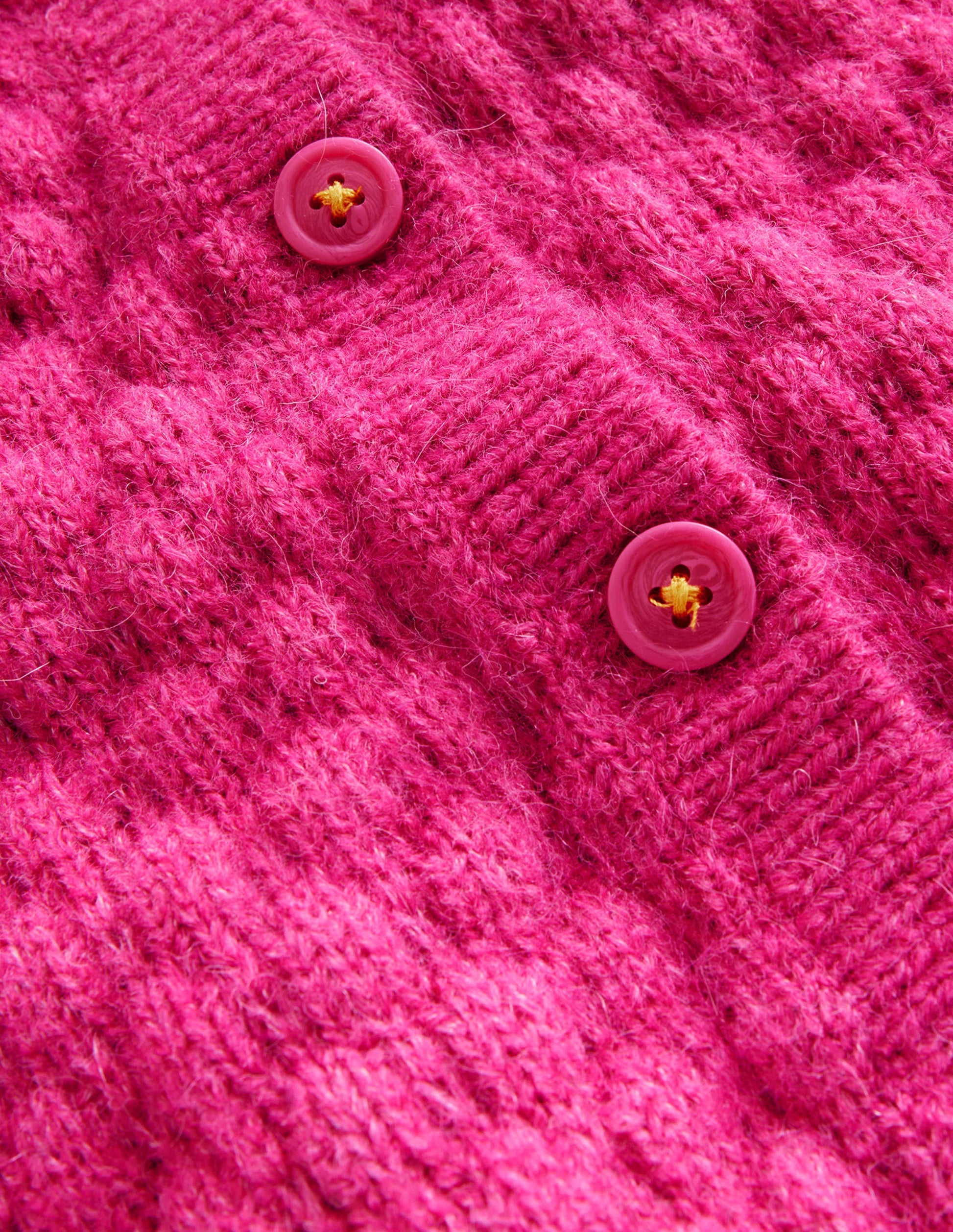 Cardigan en maille noisette-Rose moyen-3