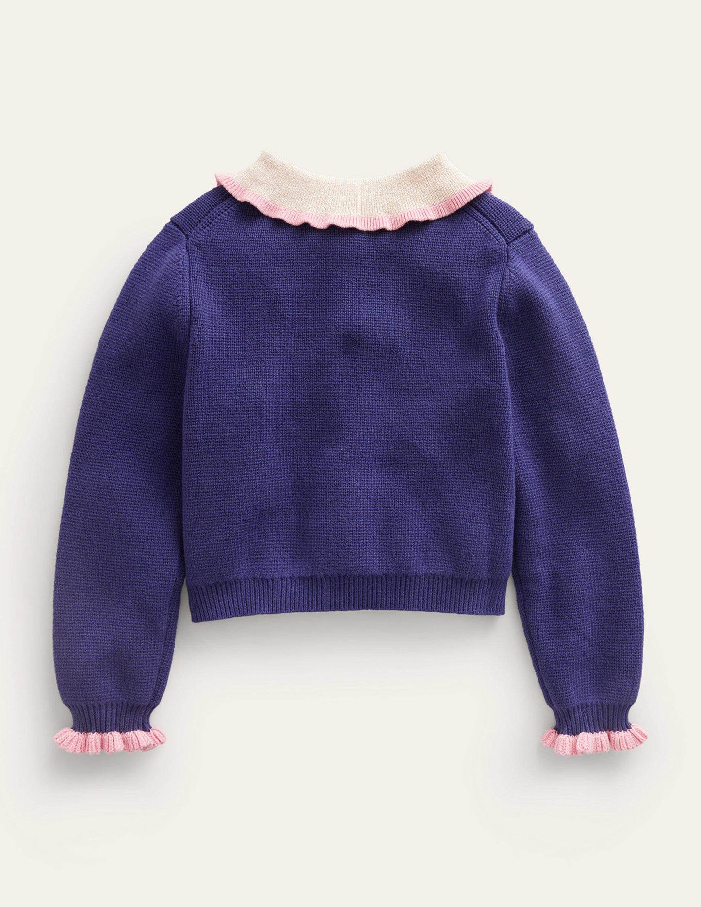 Strickjacke-Schuluniform-Marineblau