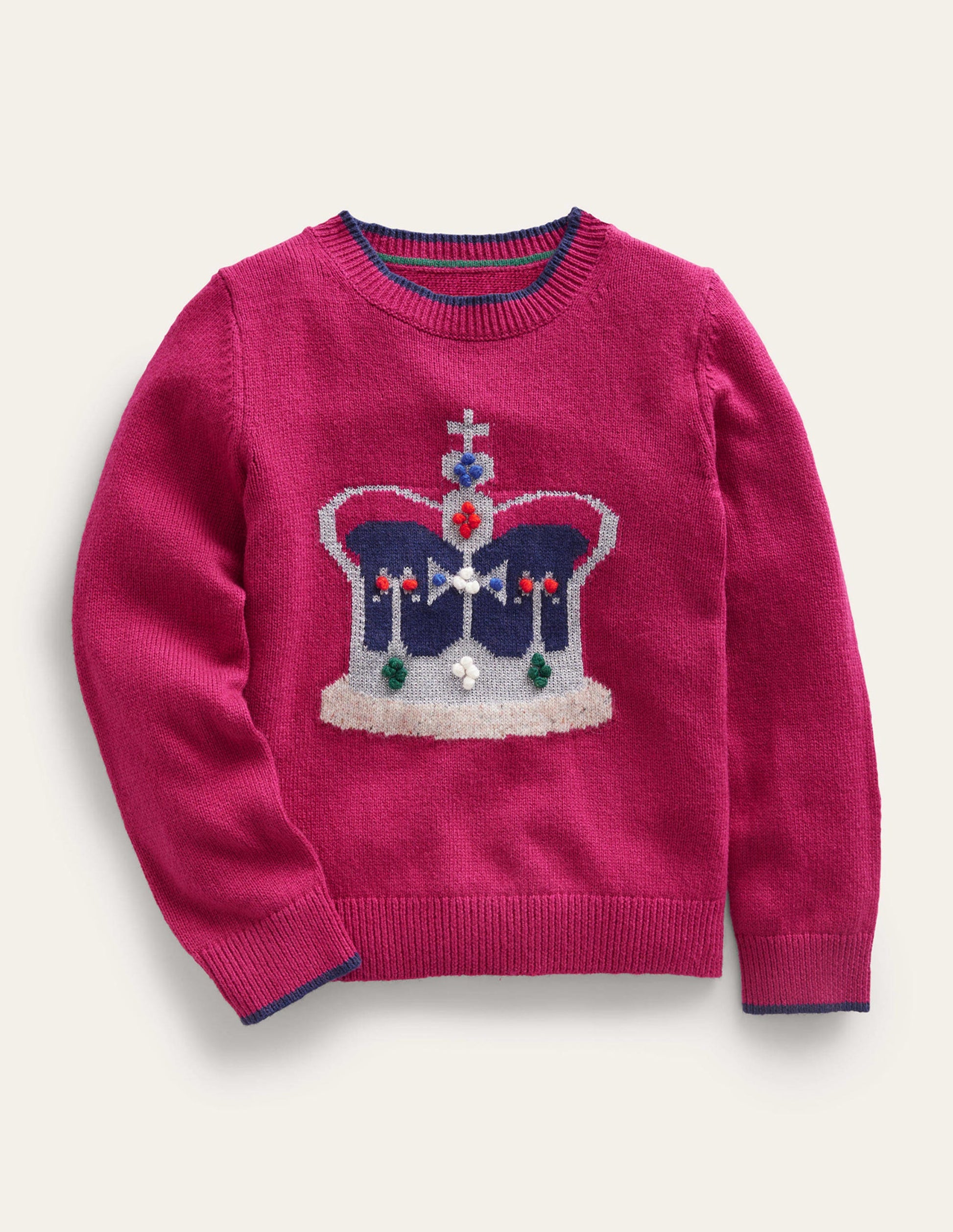 Pull couronne-Rose Pénélope-1