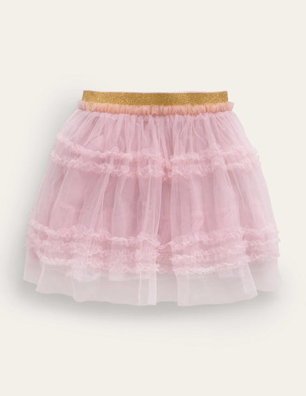Jupe de fête en tulle-Artic Marl