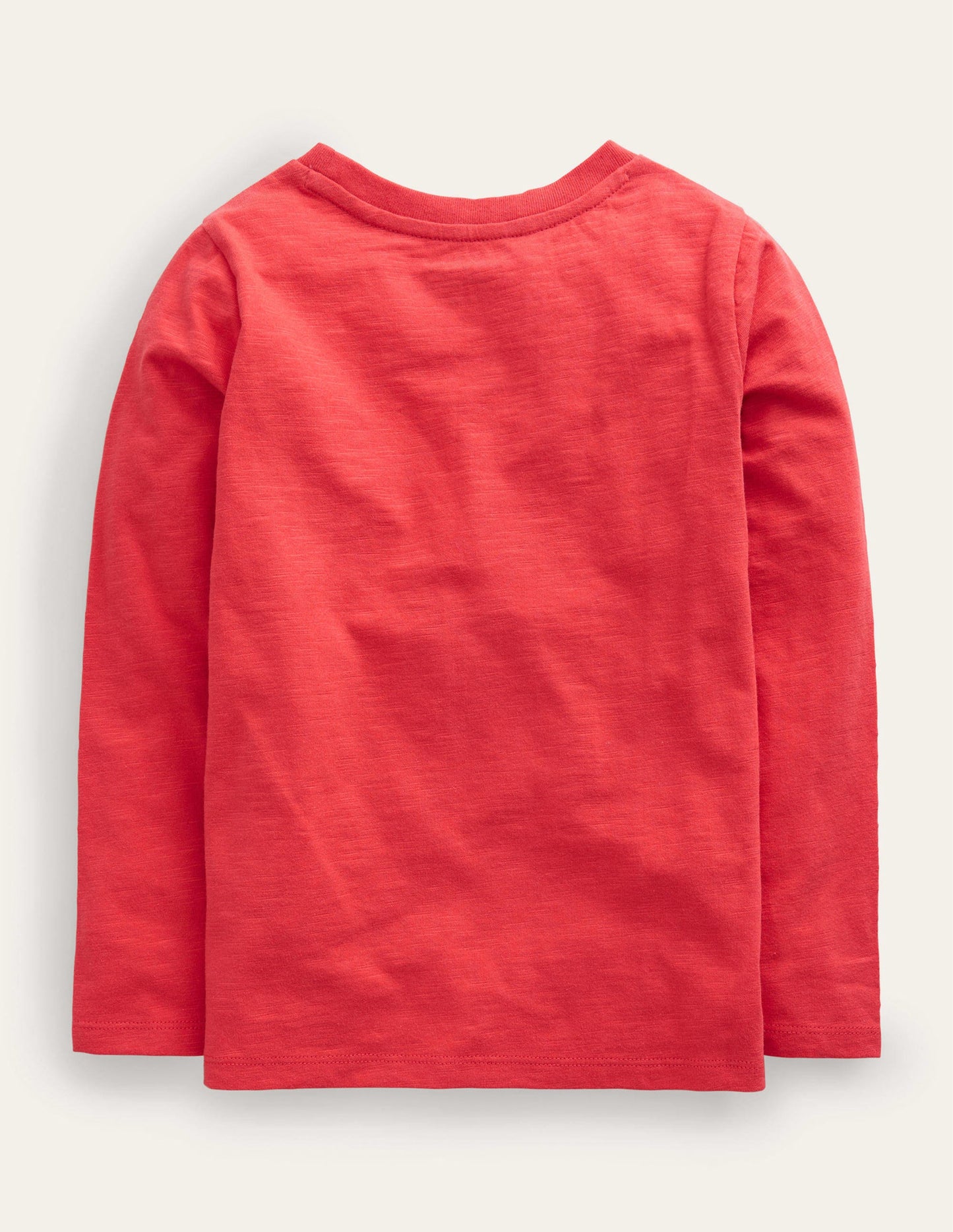 Logo-T-Shirt mit Tasche-Marmeladenrot Häschen