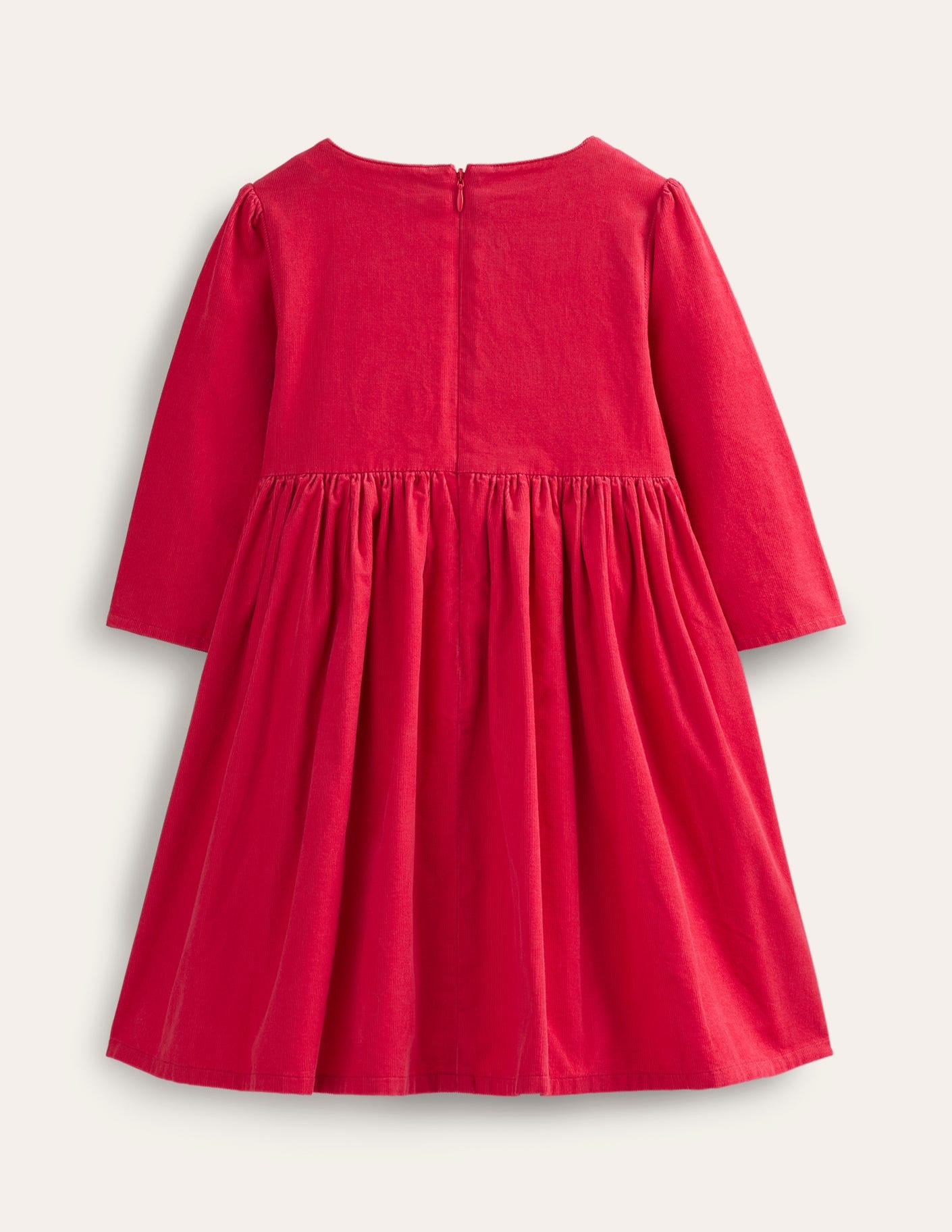 Besticktes Kleid aus Cord-Pfingstrose Festlich - Image 2