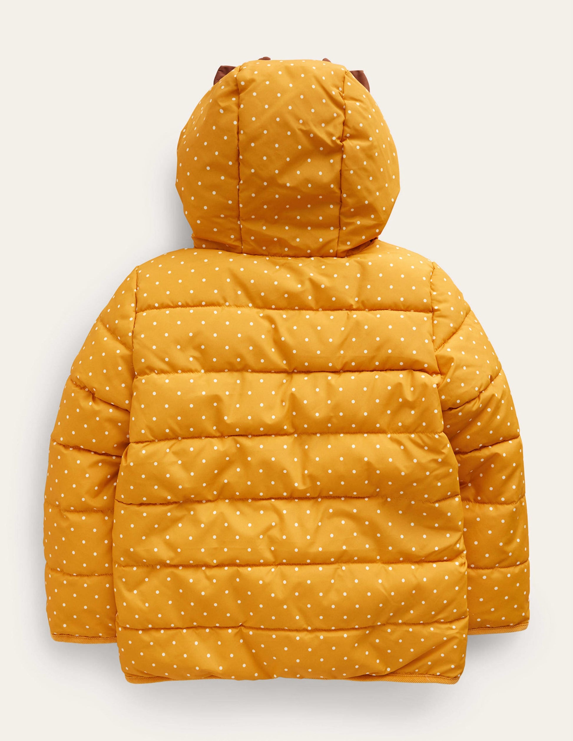 Origineller, wattierter Mantel-Brioche gepunktet-2