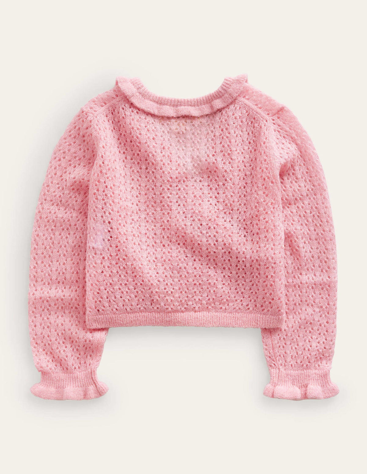Wickel-Strickjacke im Ballett-Stil-Mandelrosa - Image 2