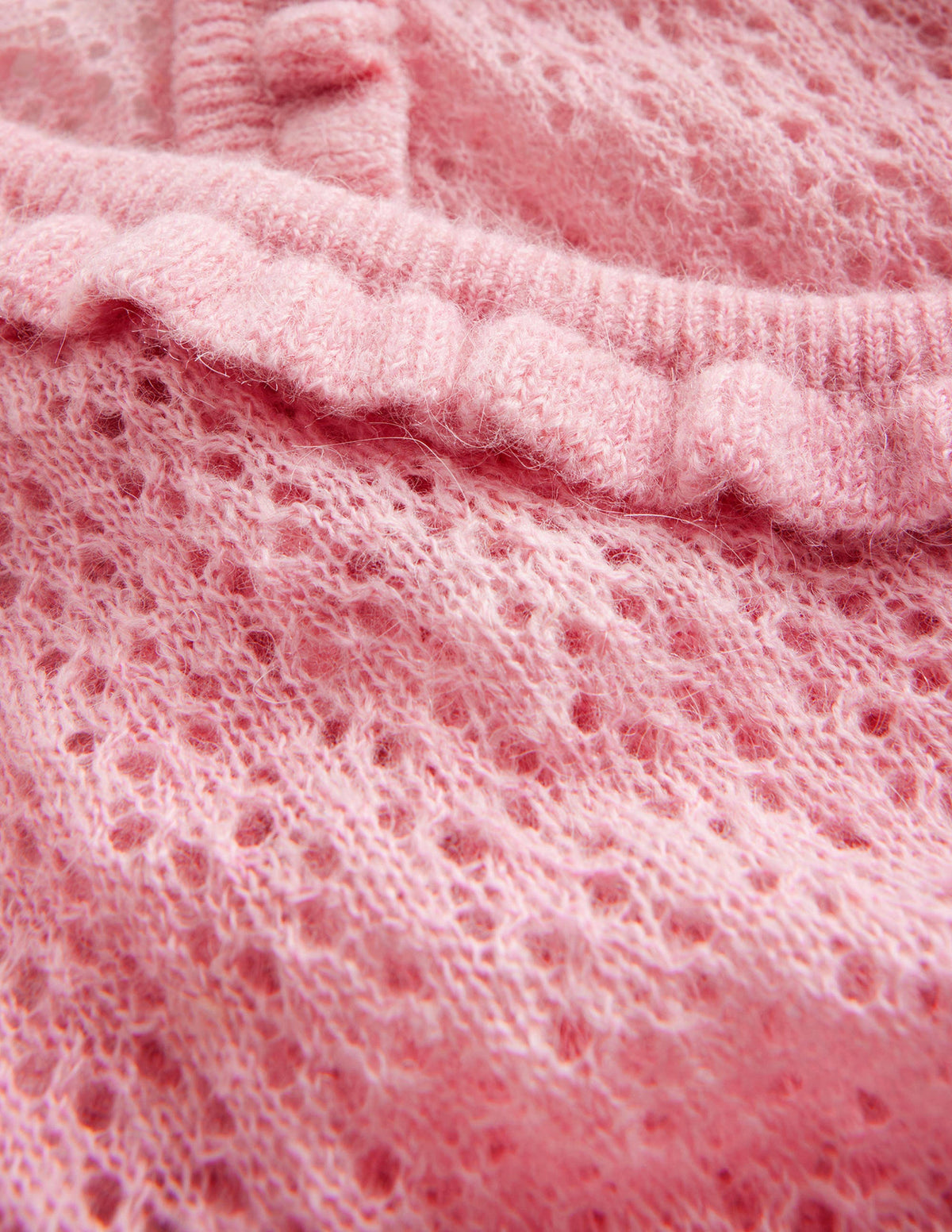 Wickel-Strickjacke im Ballett-Stil-Mandelrosa - Image 3