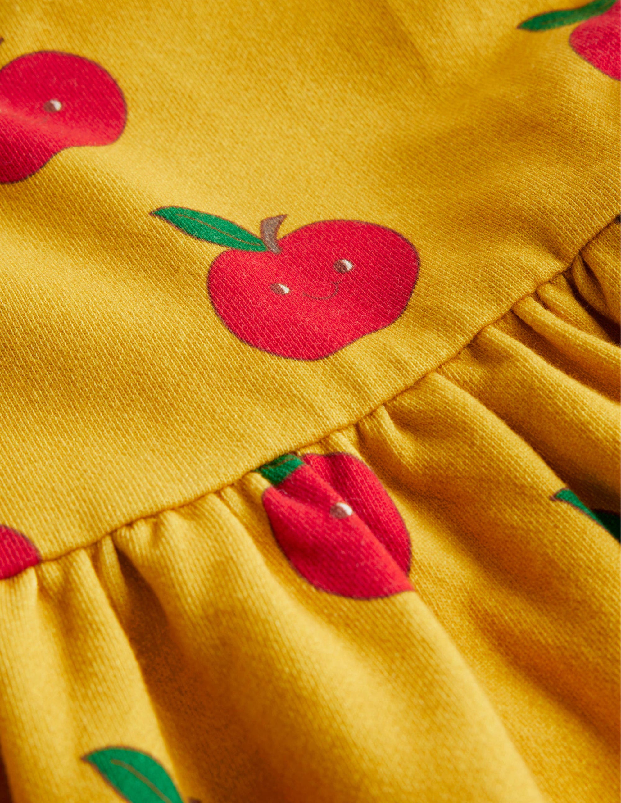 Robe-sweat imprimée-Pommes jaune huile - Image 3