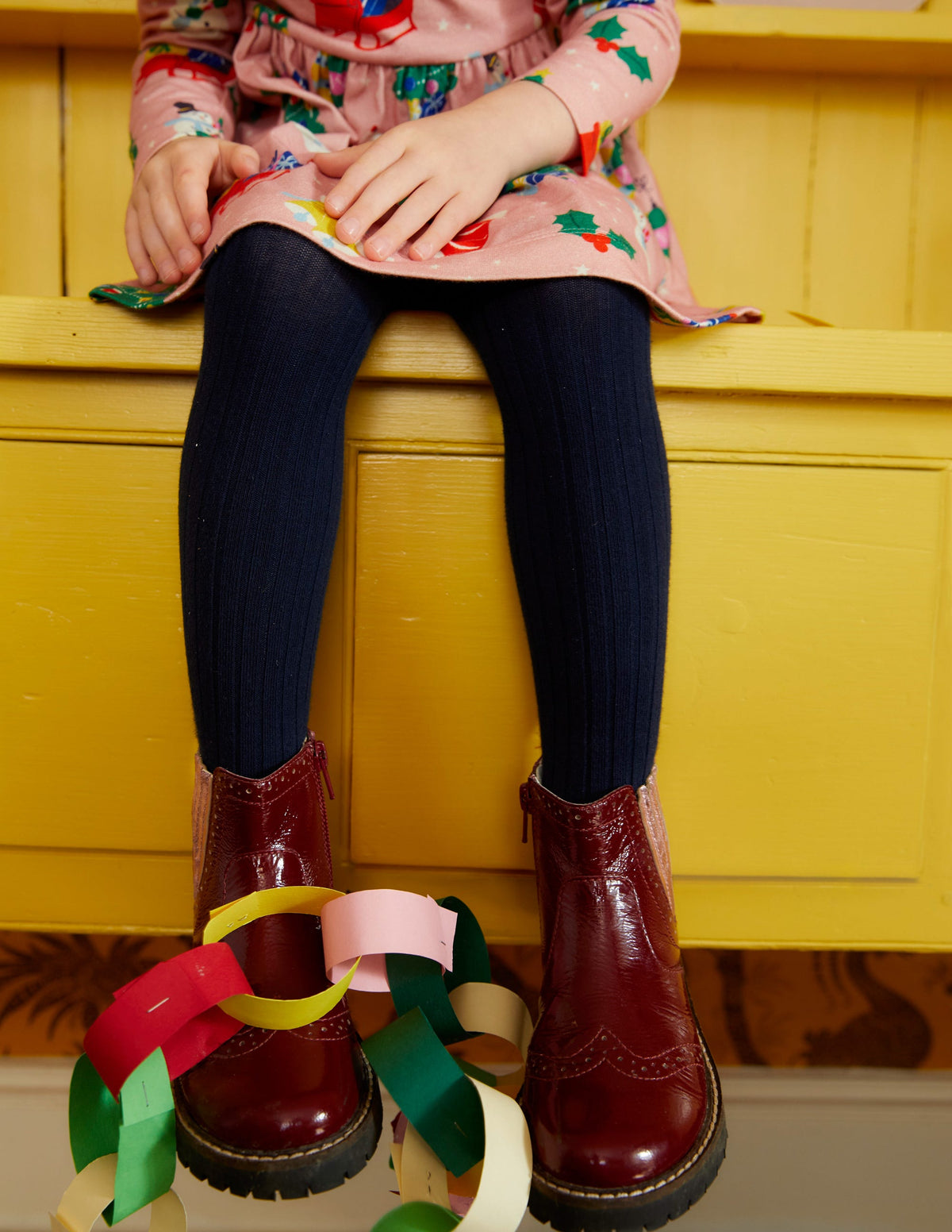 Chelsea-Stiefel aus Leder-Burgunderrotes Lackleder-4