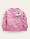 Sweat décontracté à logo-Ours polaire rose sorbet