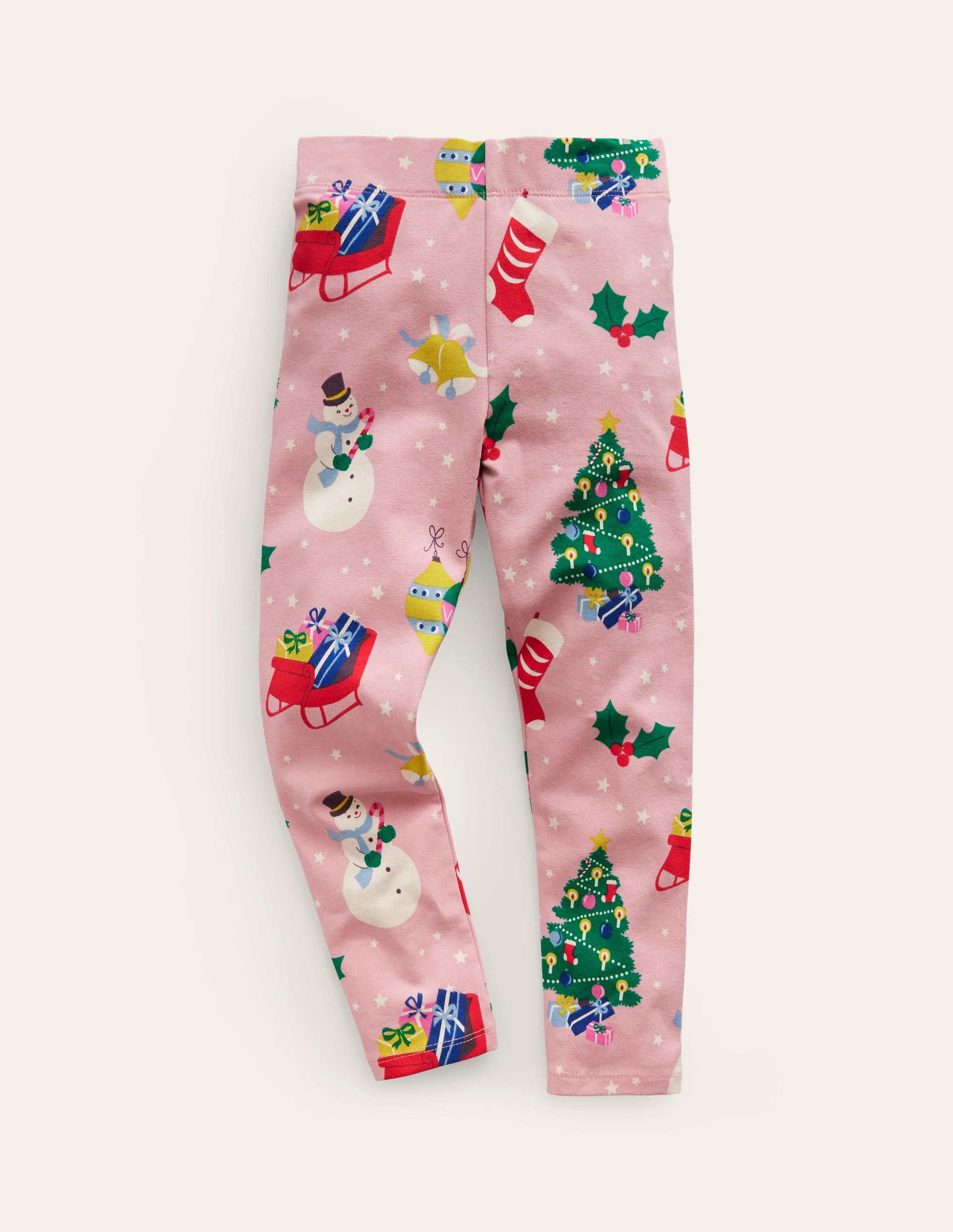 Lustige Leggings-Mandelrosa Weihnachtsmann - Image 1