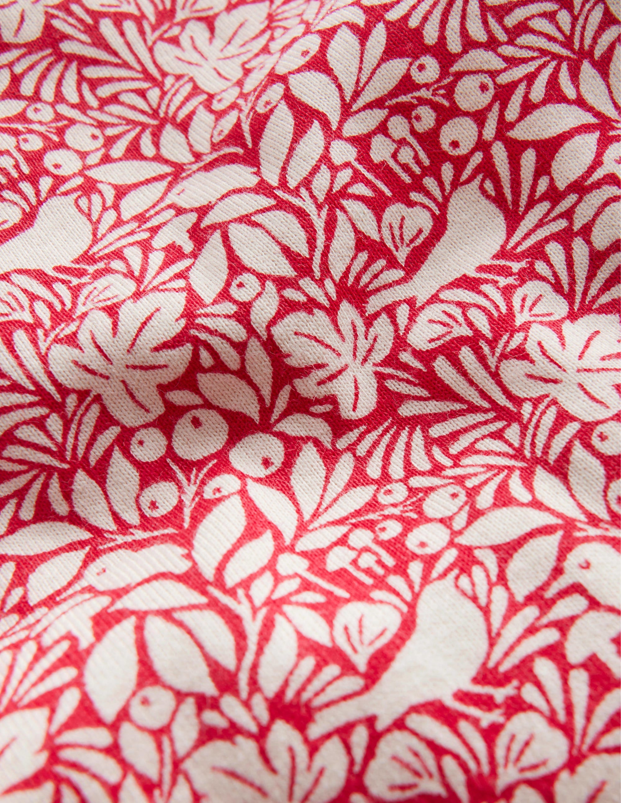 Eng anliegender, langer Schlafanzug-Rockabilly-Rot Rotkehlchen - Image 3