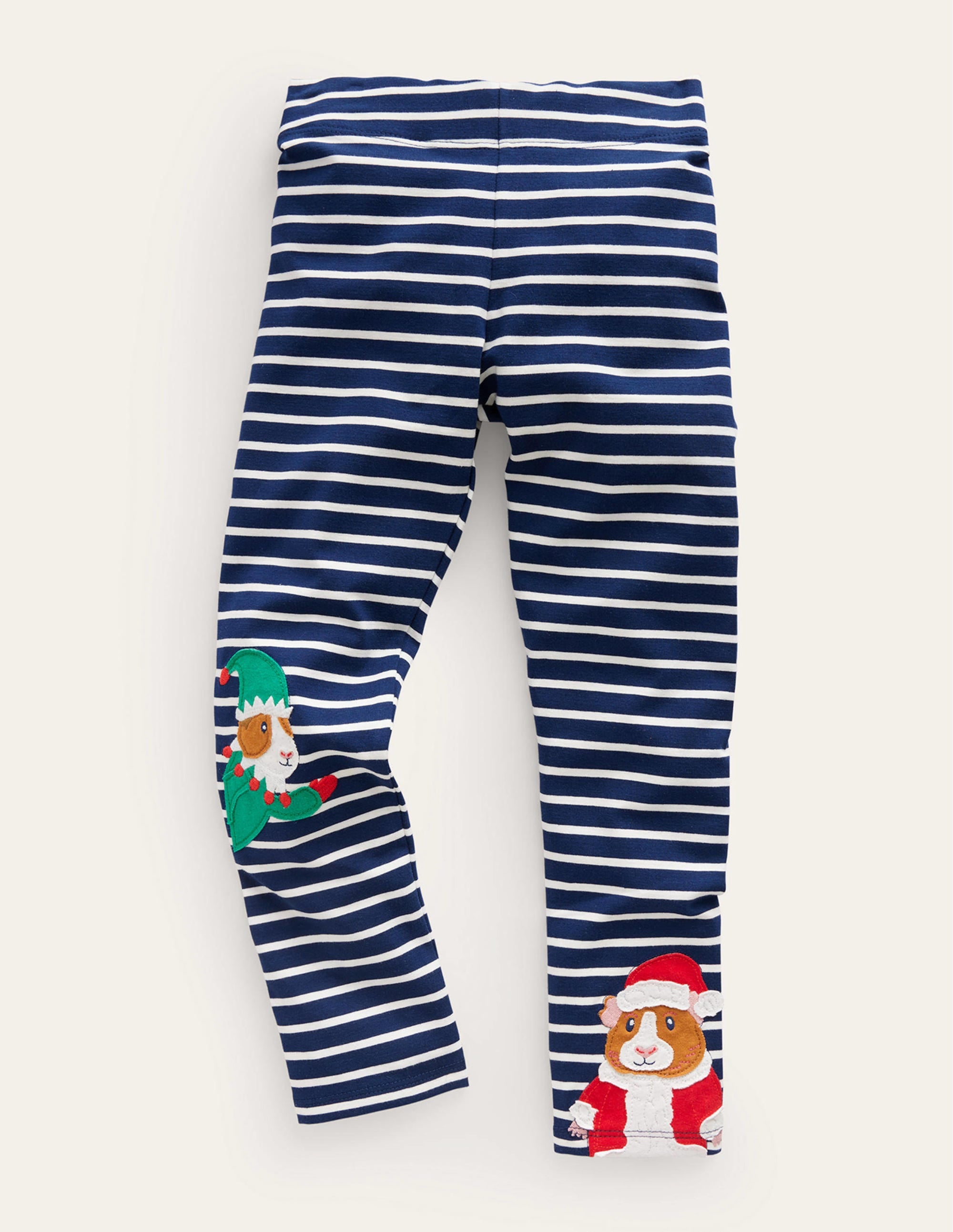 Leggings mit Applikationen-Schuluniform-Marineblau/Naturweiß Festlich - Image 1