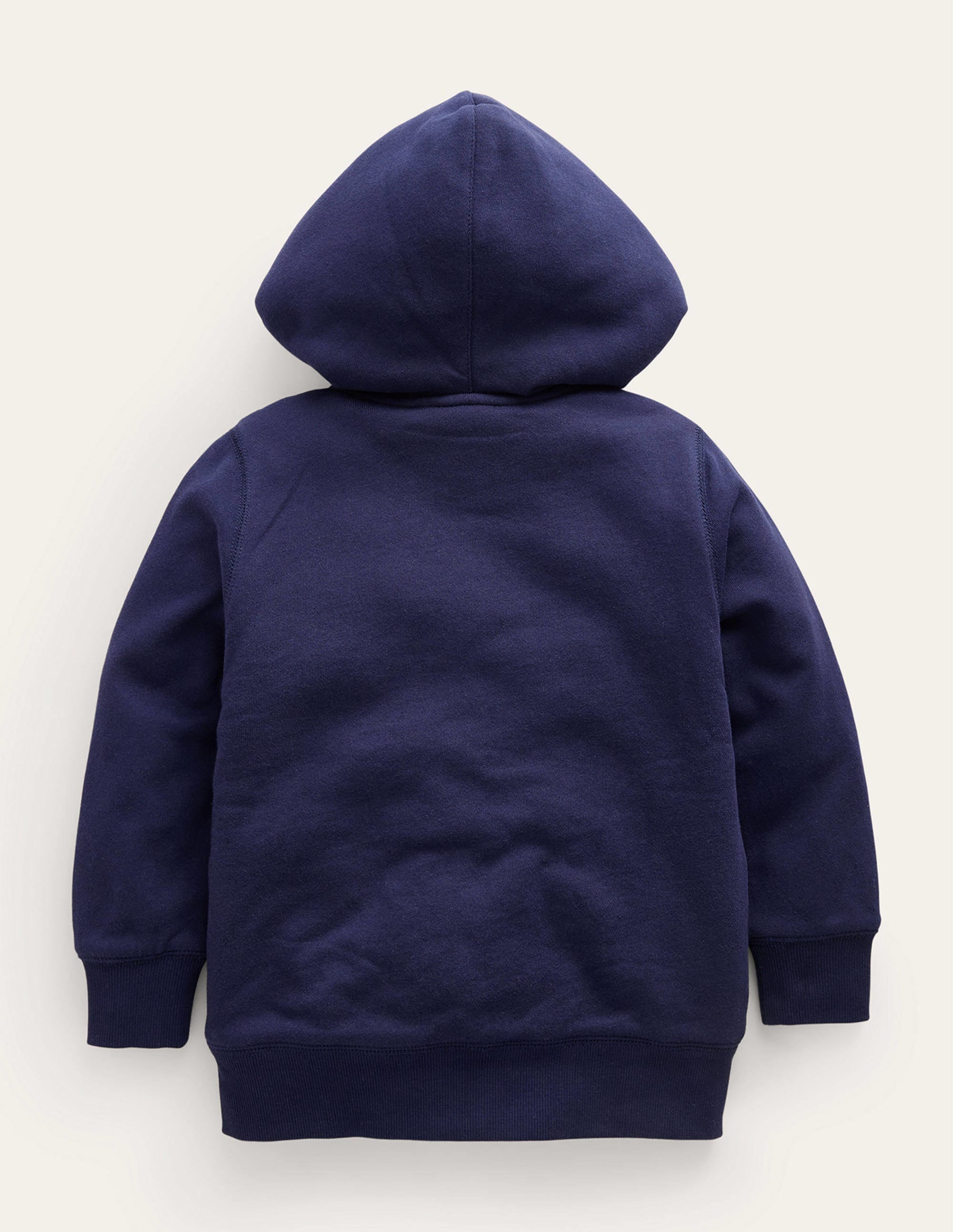 Sweat à capuche doublé à appliqué-Cœurs bleu marine foncé - Image 2