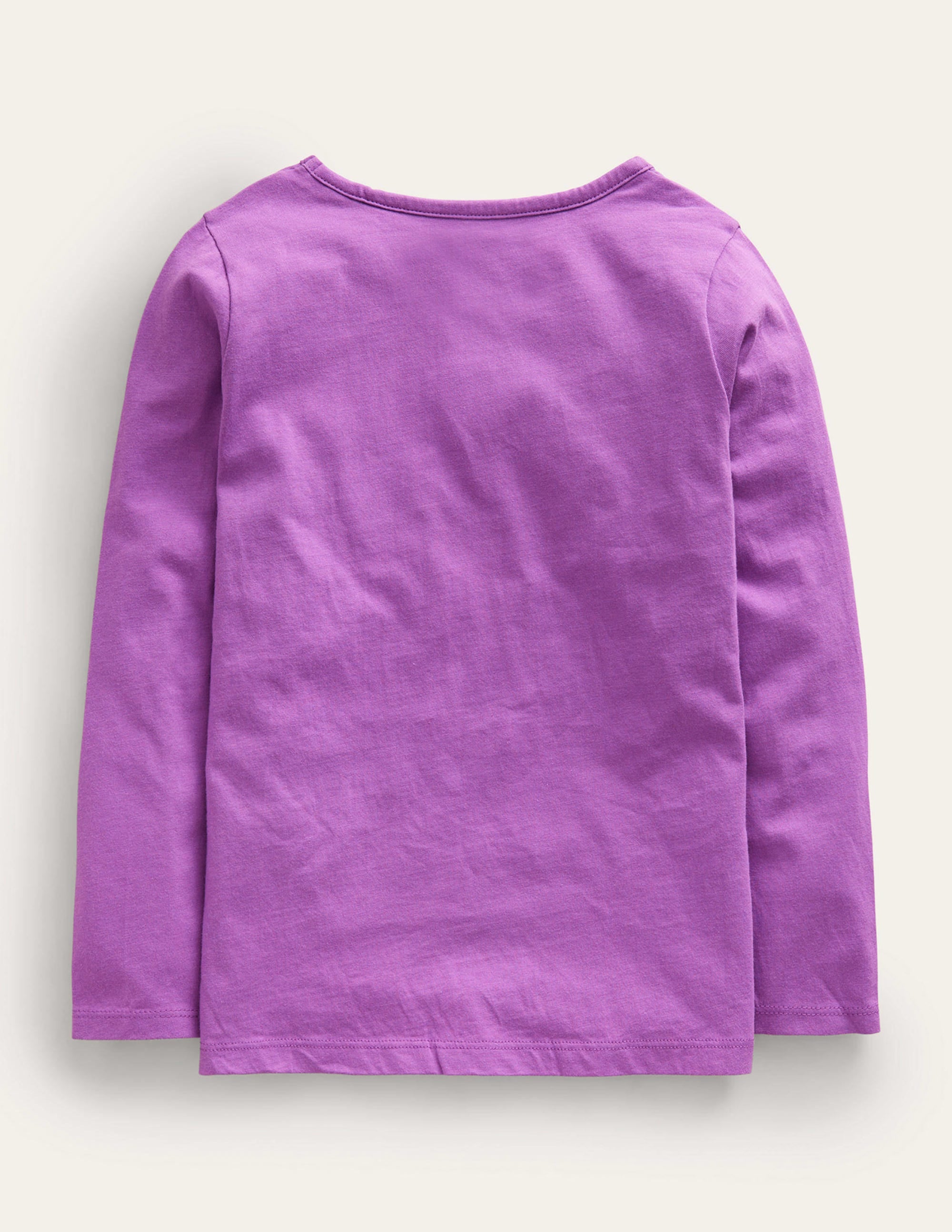 Logo-T-Shirt aus Bouclé-Blauregen-Lila Les Alpes - Image 2