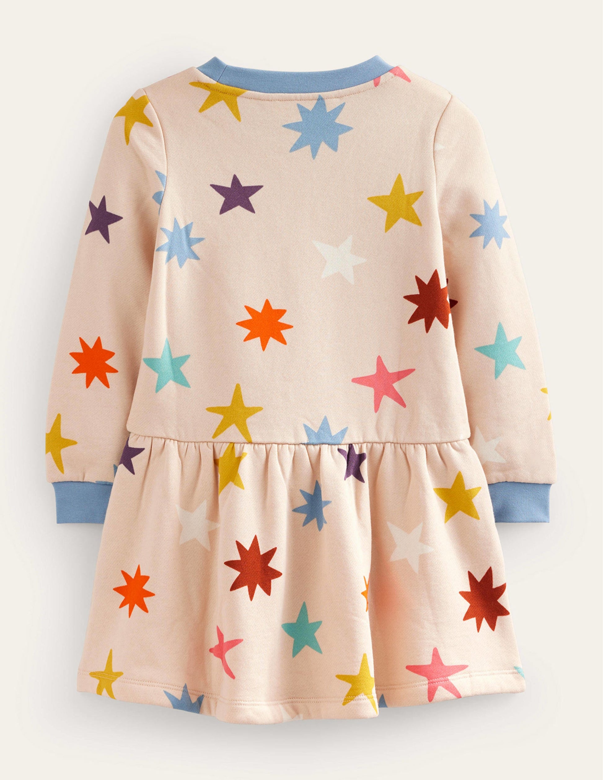 Robe-sweat cosy à imprimé-Étoile multi bécassine-2