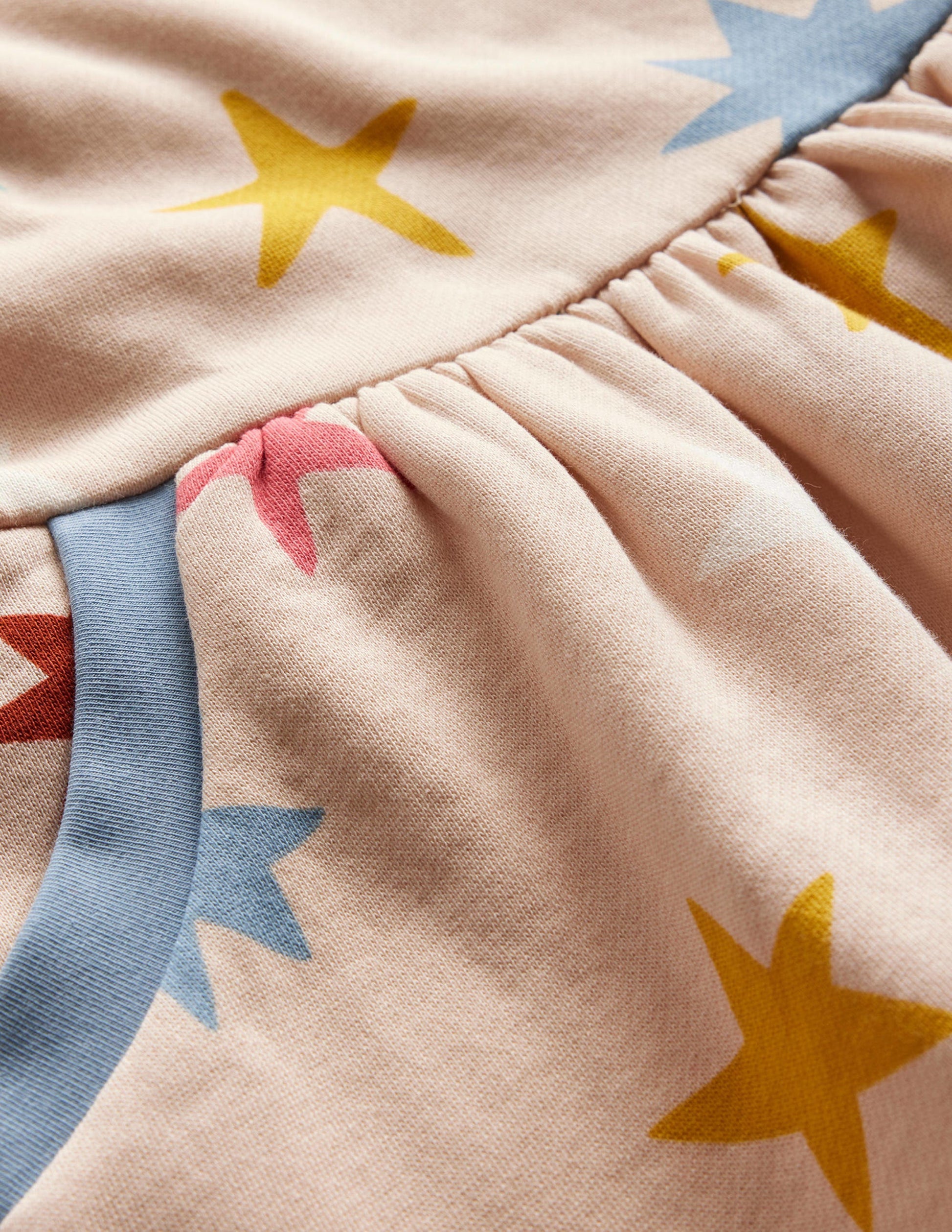 Robe-sweat cosy à imprimé-Étoile multi bécassine-3