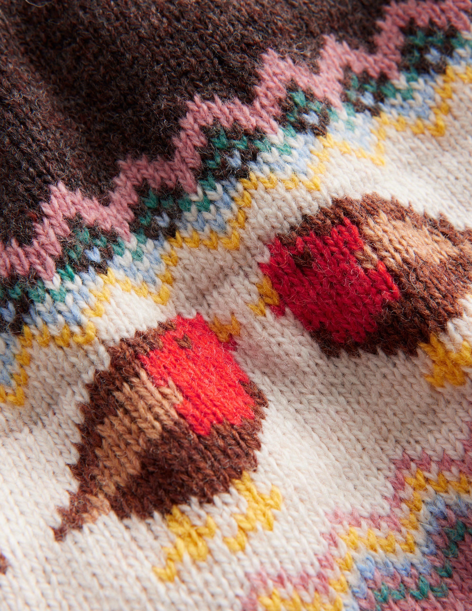 Swing Fair-Isle-Pullover-Anthrazit Grau Rotkehlchen - Image 3