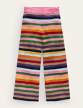 Pantalon rayé étincelant-Rayé étincelle multi