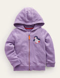 Logo Superstitch Kapuzenpullover-Asternlila