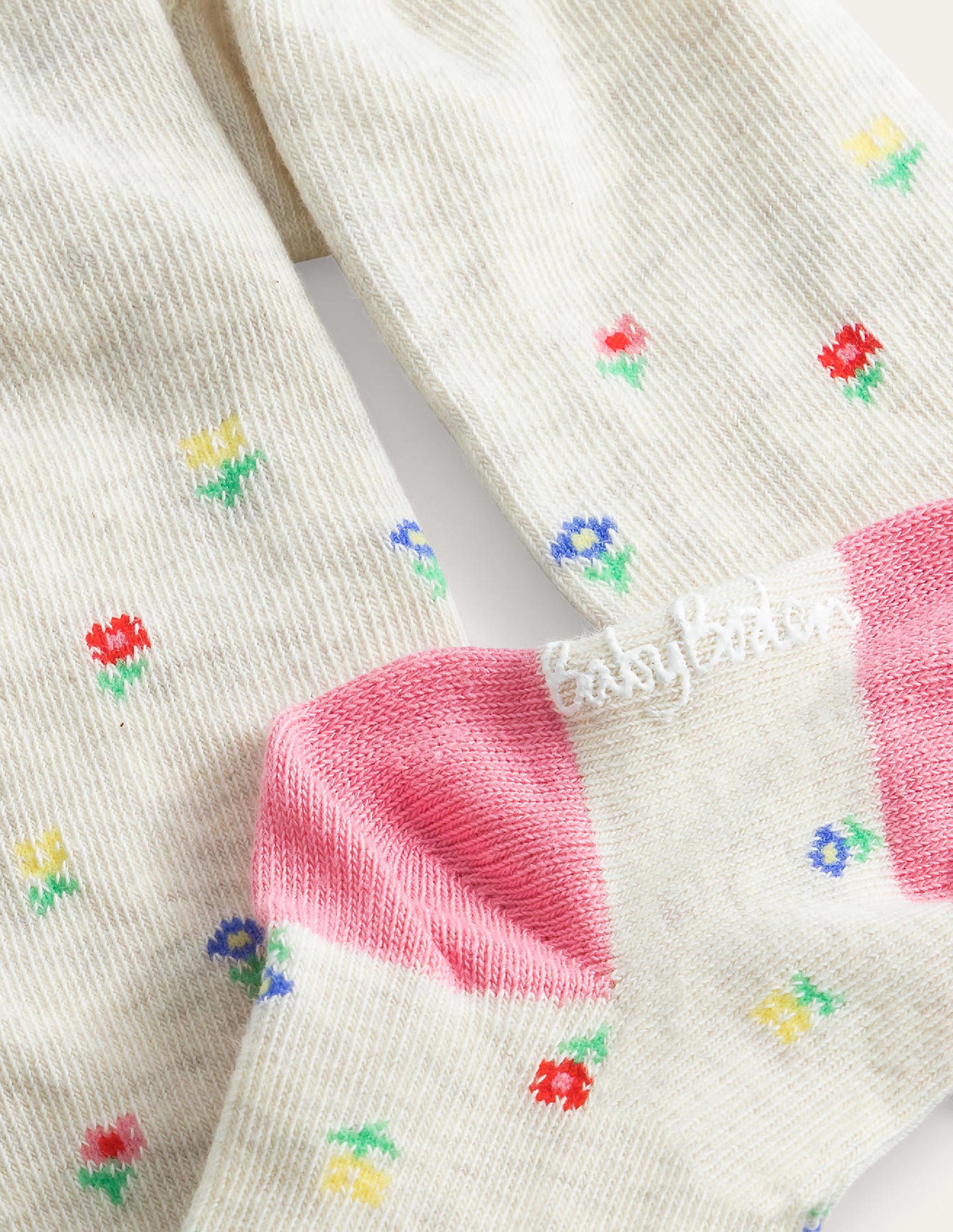 Strumpfhose für jeden Tag-Naturweiß, Blumenmuster - Image 2