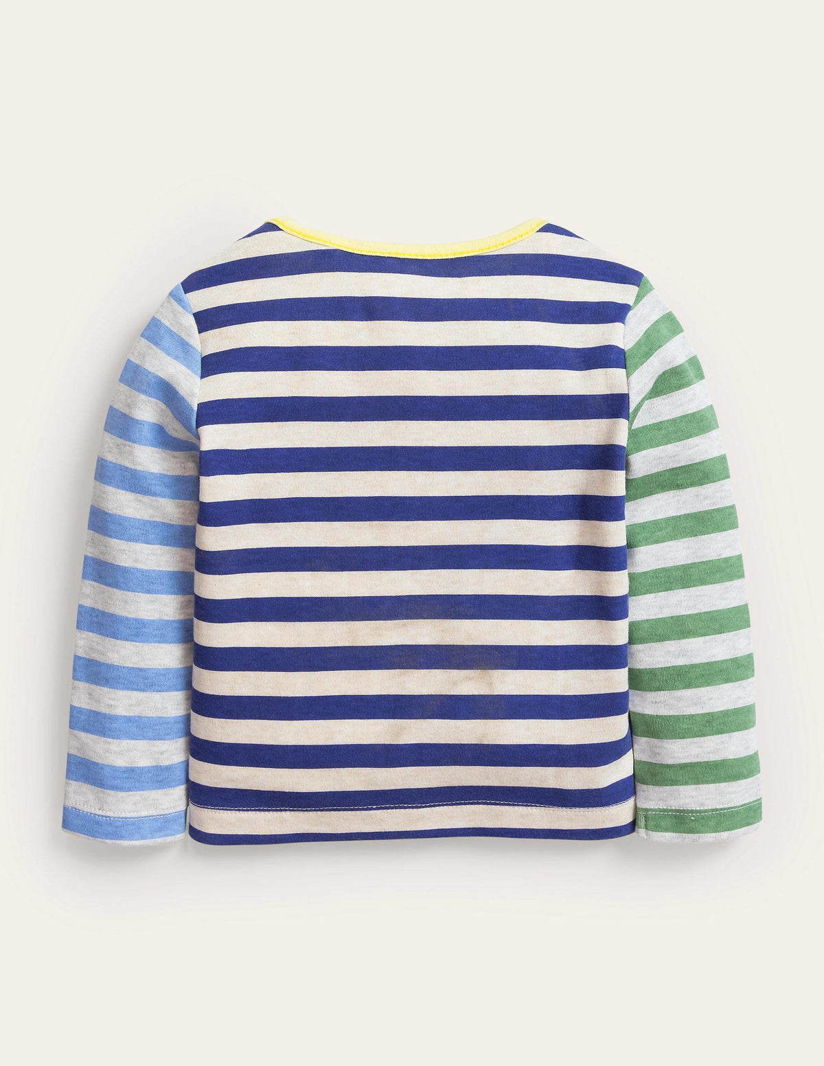Gestreiftes T-Shirt aus GOTS-Baumwolle-Bunt, Mustermix - Image 2