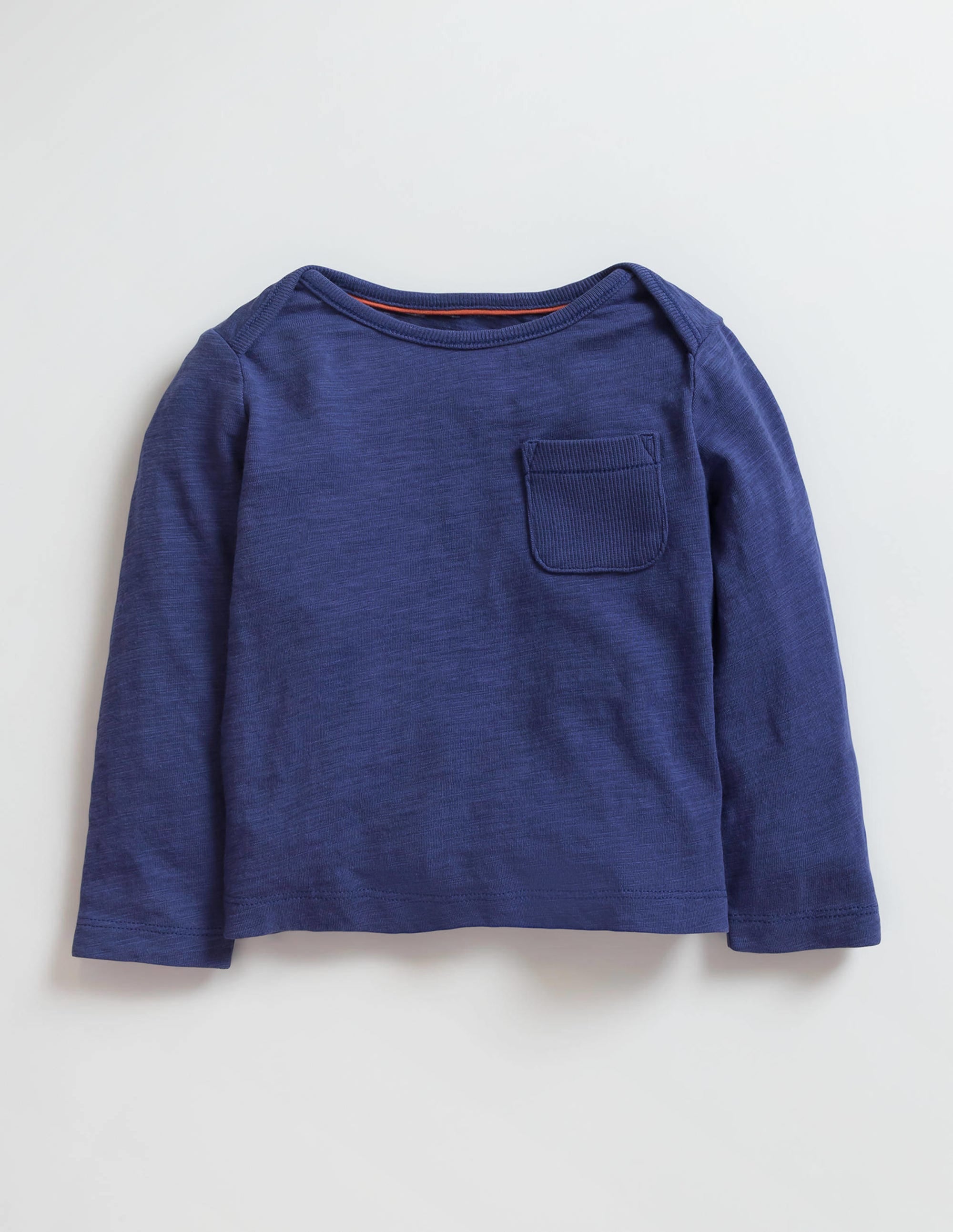 Vorgewaschenes T-Shirt aus GOTS-Baumwolle-Sanftes Segelblau - Image 1