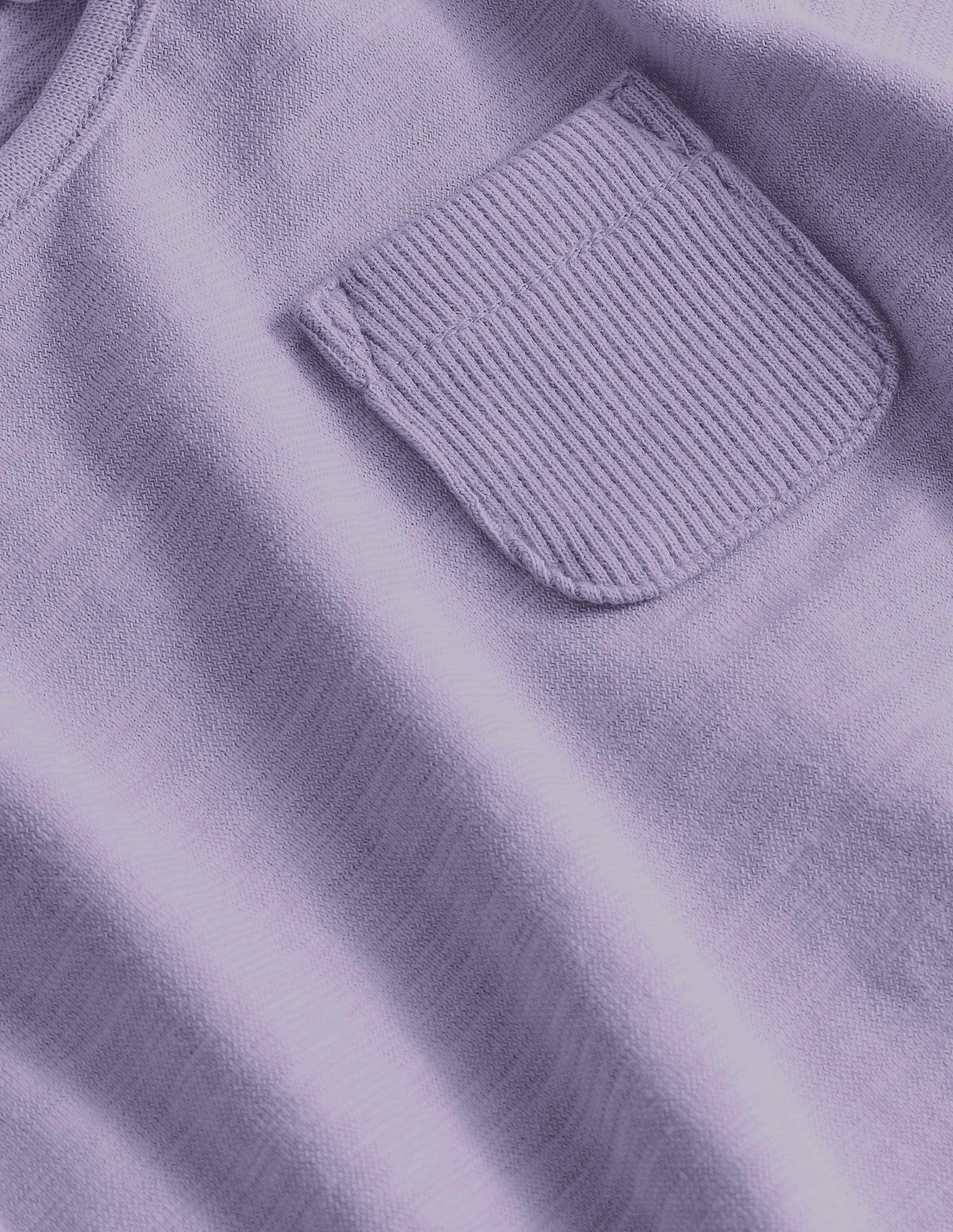 Vorgewaschenes T-Shirt aus GOTS-Baumwolle-Lila-3