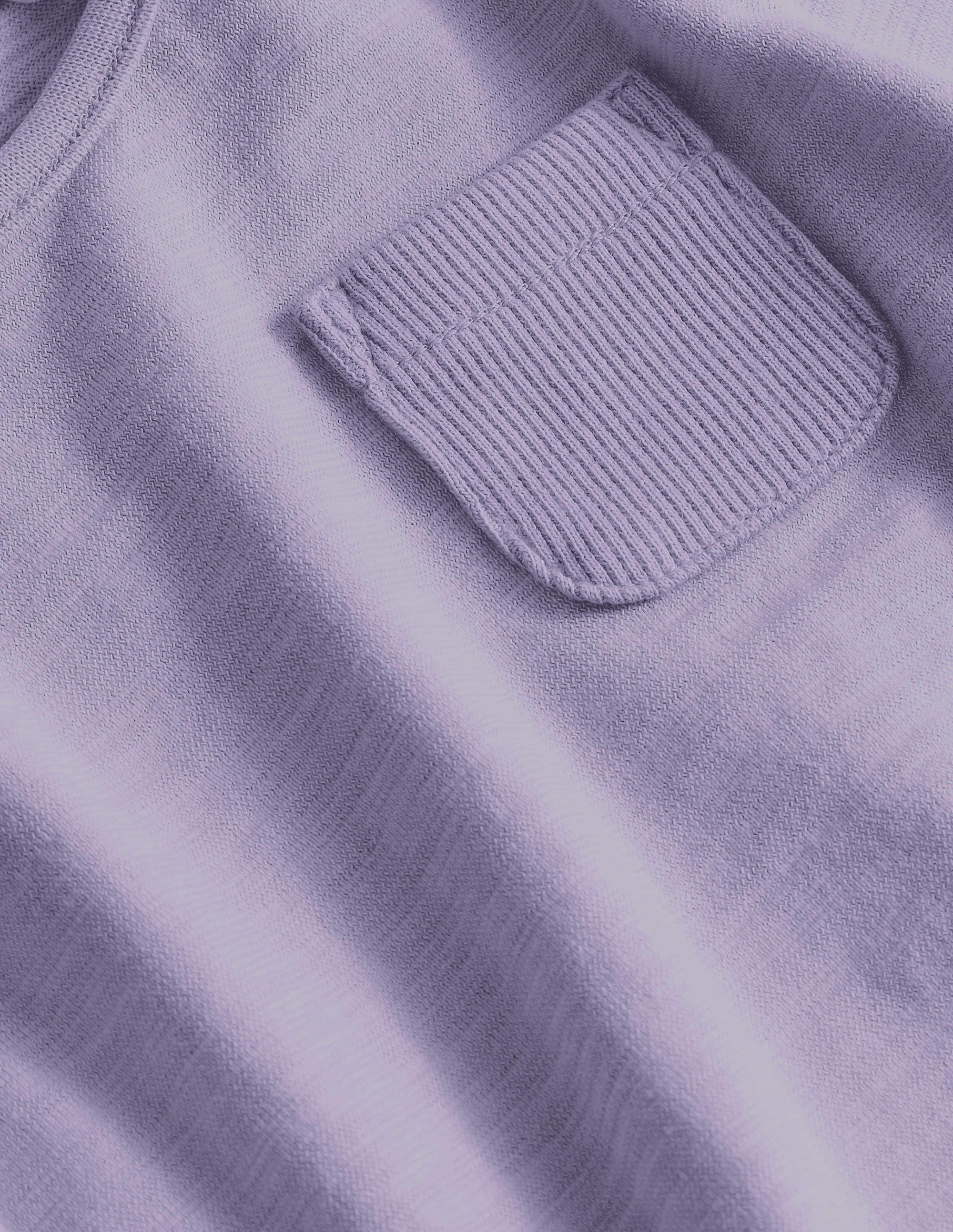 Vorgewaschenes T-Shirt aus GOTS-Baumwolle-Lila - Image 3