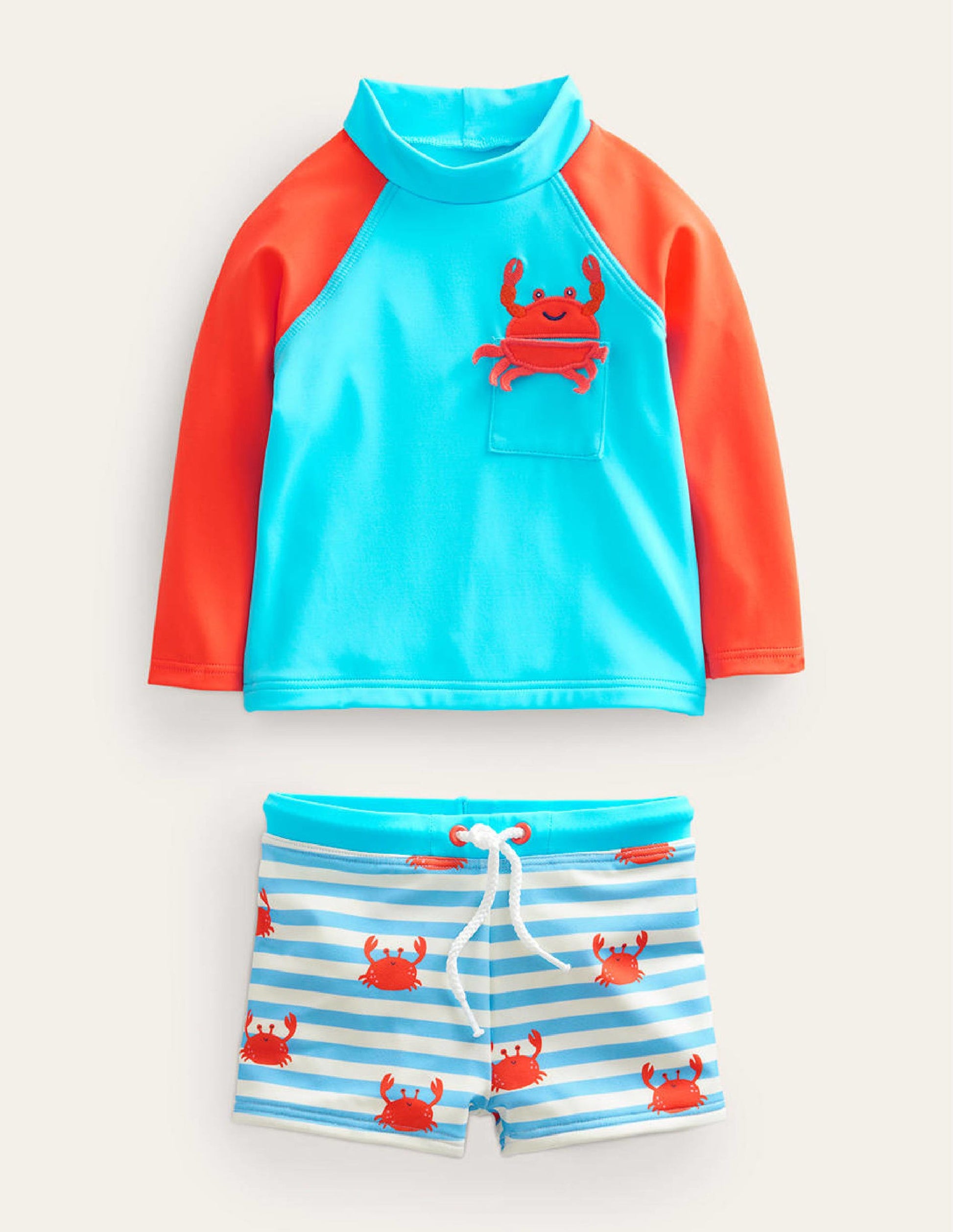 Ensemble fun avec haut de plage-Crabes aigue-marine-1
