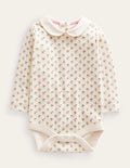 Rippstrick-Body-Vanille, Kleine Knospen