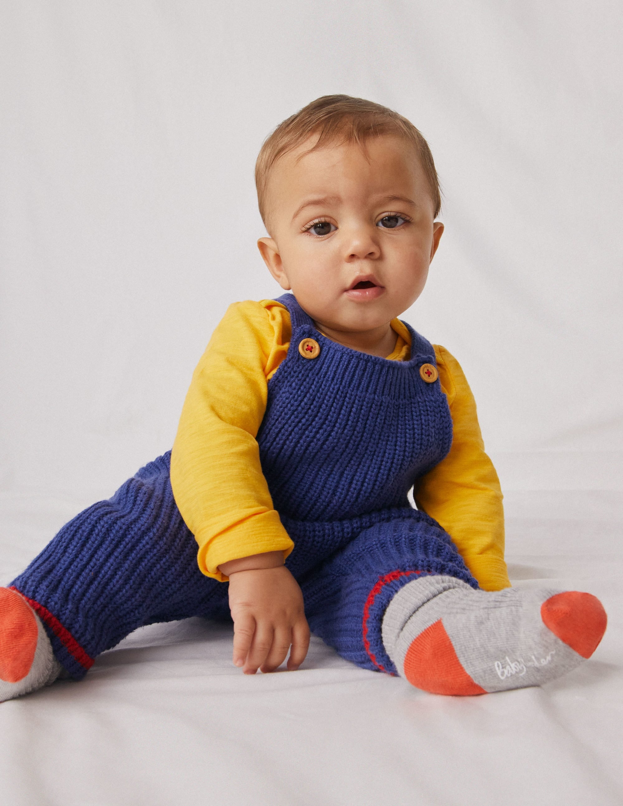 Gerippte Stricklatzhose-Segelblau - Image 4