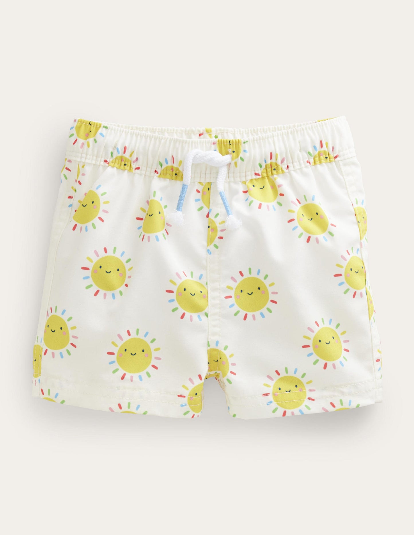 Baby-Badeshorts-Bunt, Regenbogen-Sonnen