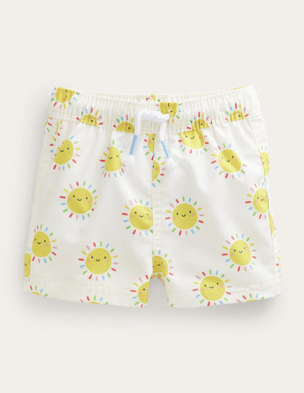 Baby-Badeshorts-Bunt, Regenbogen-Sonnen