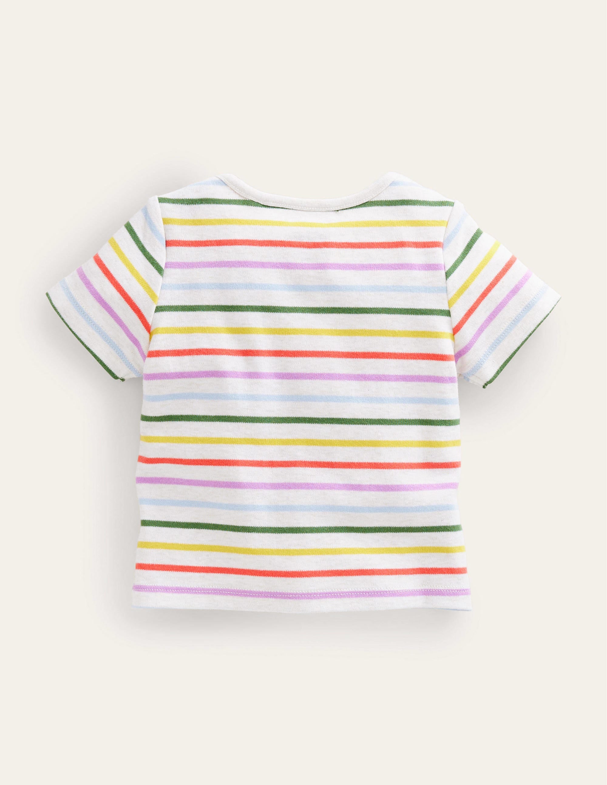Stripe T-Shirt-Rainbow Stripe - Image 2